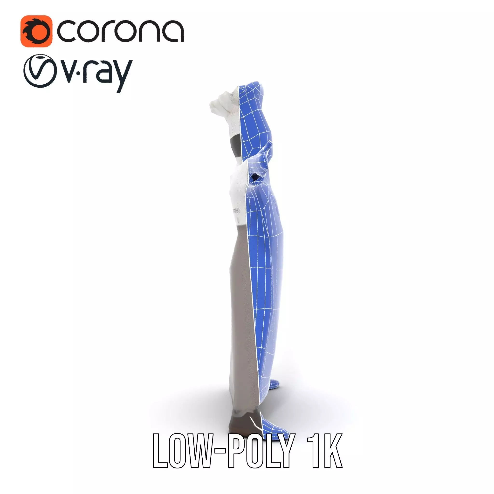 Young Chef Attire model pack Low-poly 3D model_22