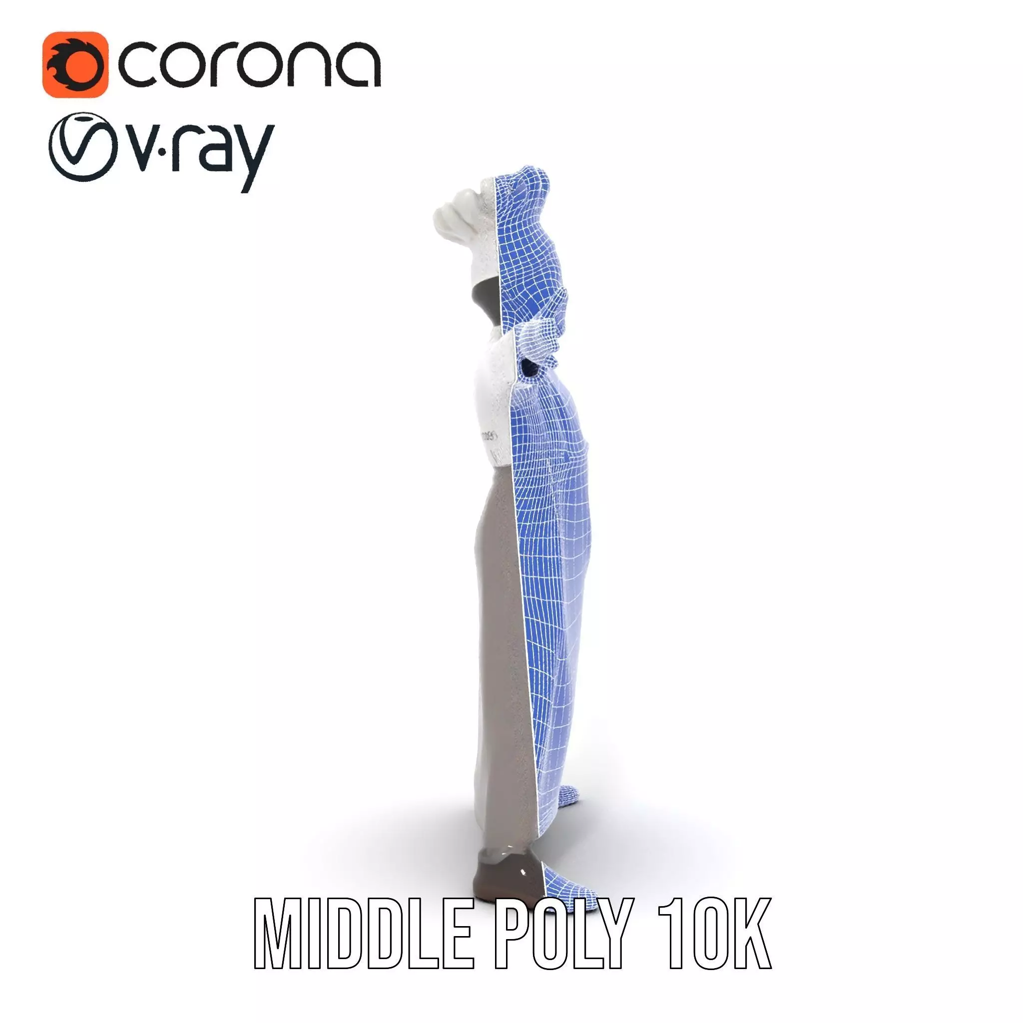 Young Chef Attire model pack Low-poly 3D model_10