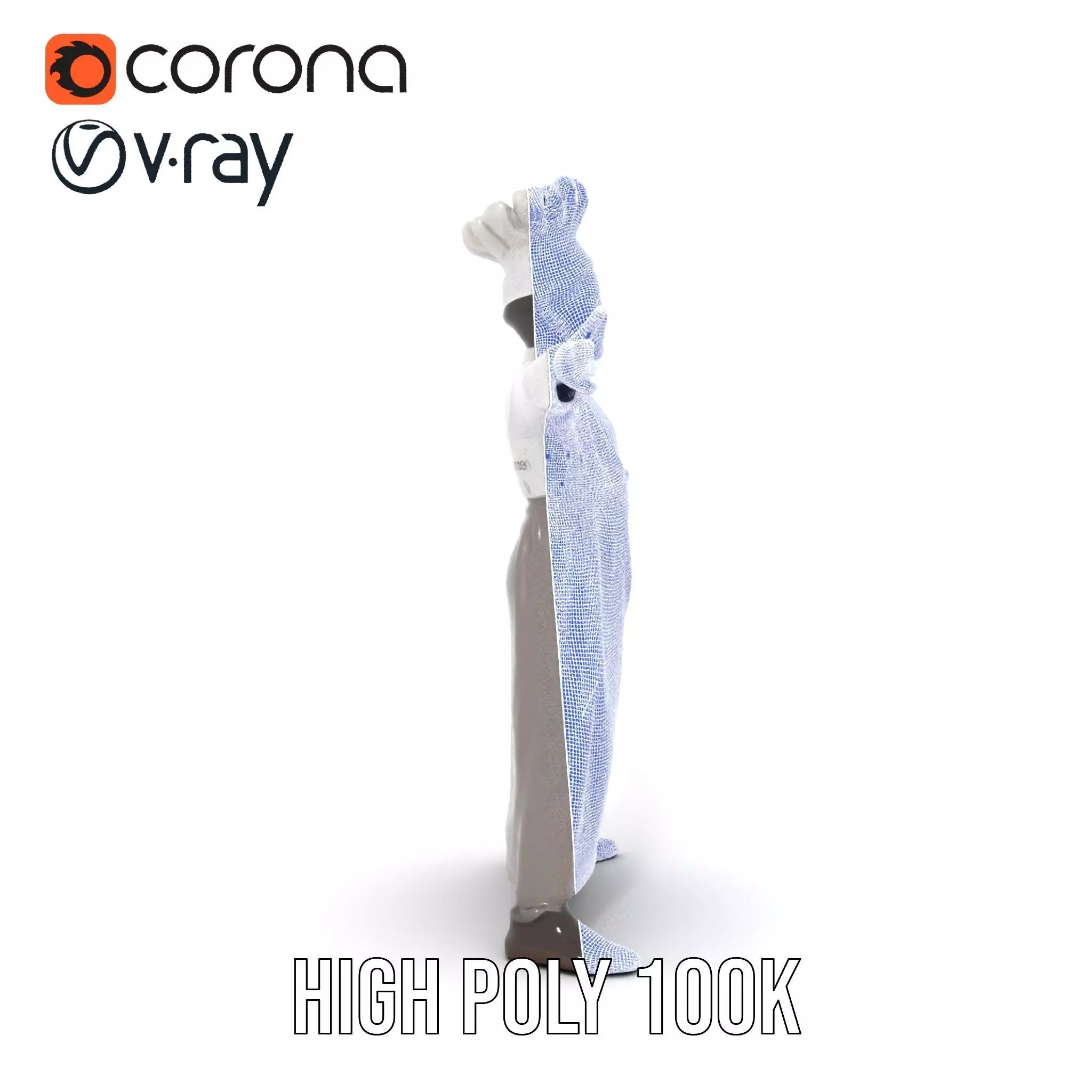 Young Chef Attire model pack Low-poly 3D model_33