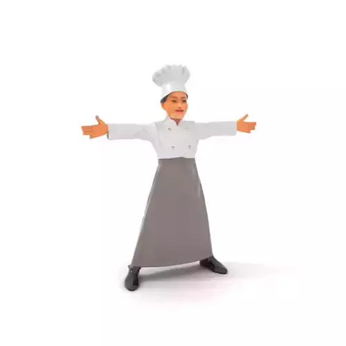 Young Chef Attire model pack Low-poly 3D model Young Chef Attire model pack Low-poly 3D model