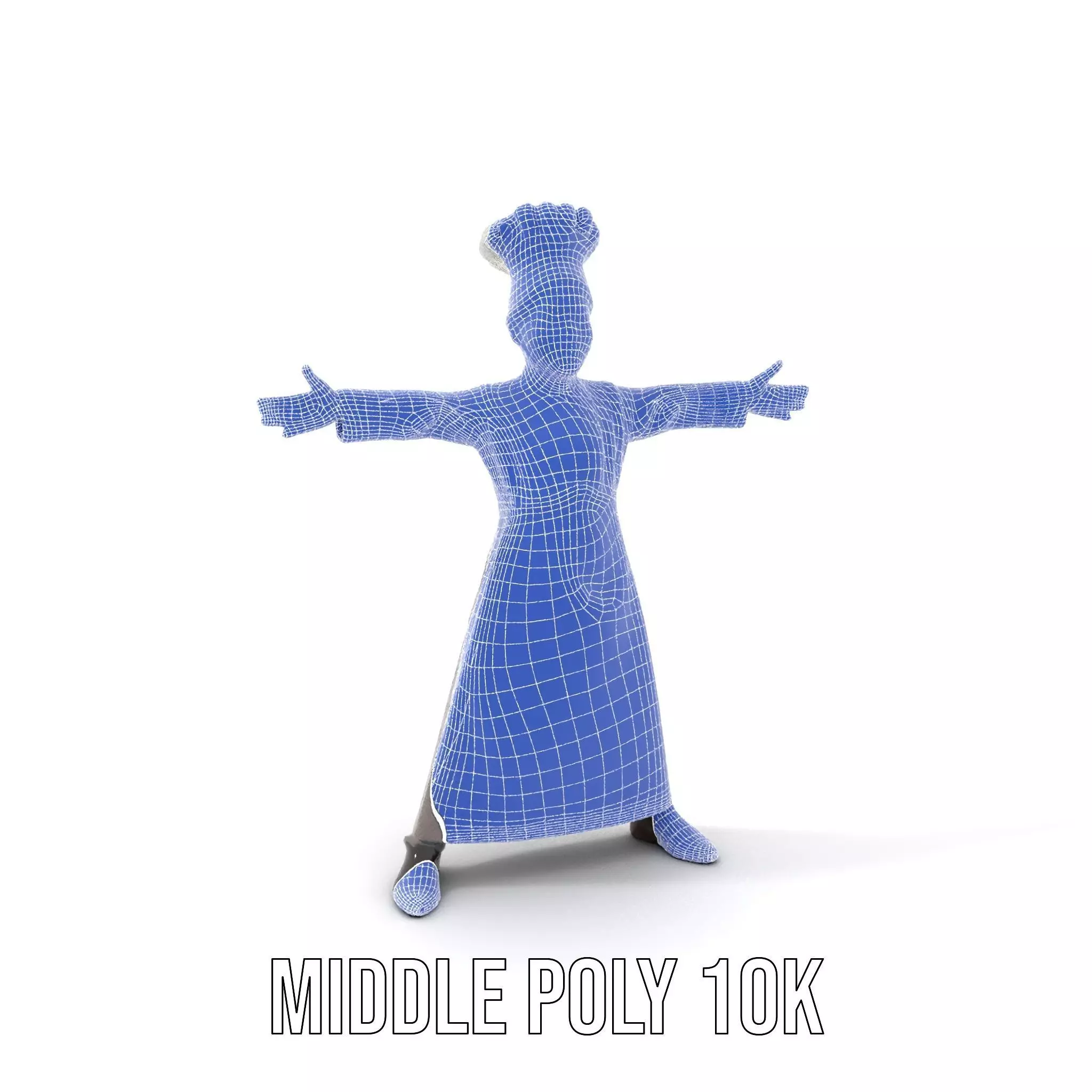 Young Chef Attire model pack Low-poly 3D model_24