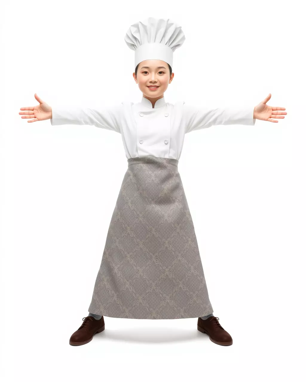 Young Chef Attire model pack Low-poly 3D model_2
