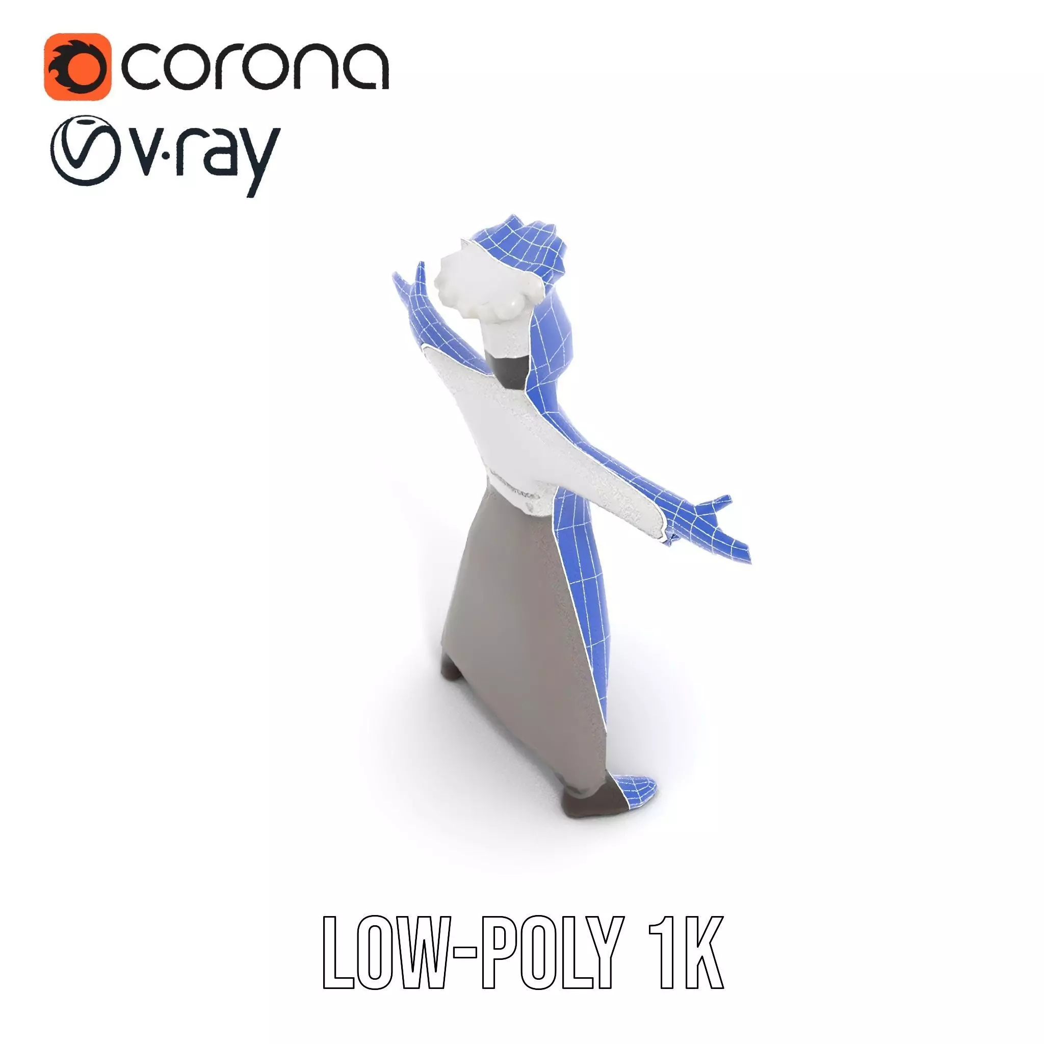 Young Chef Attire model pack Low-poly 3D model_19