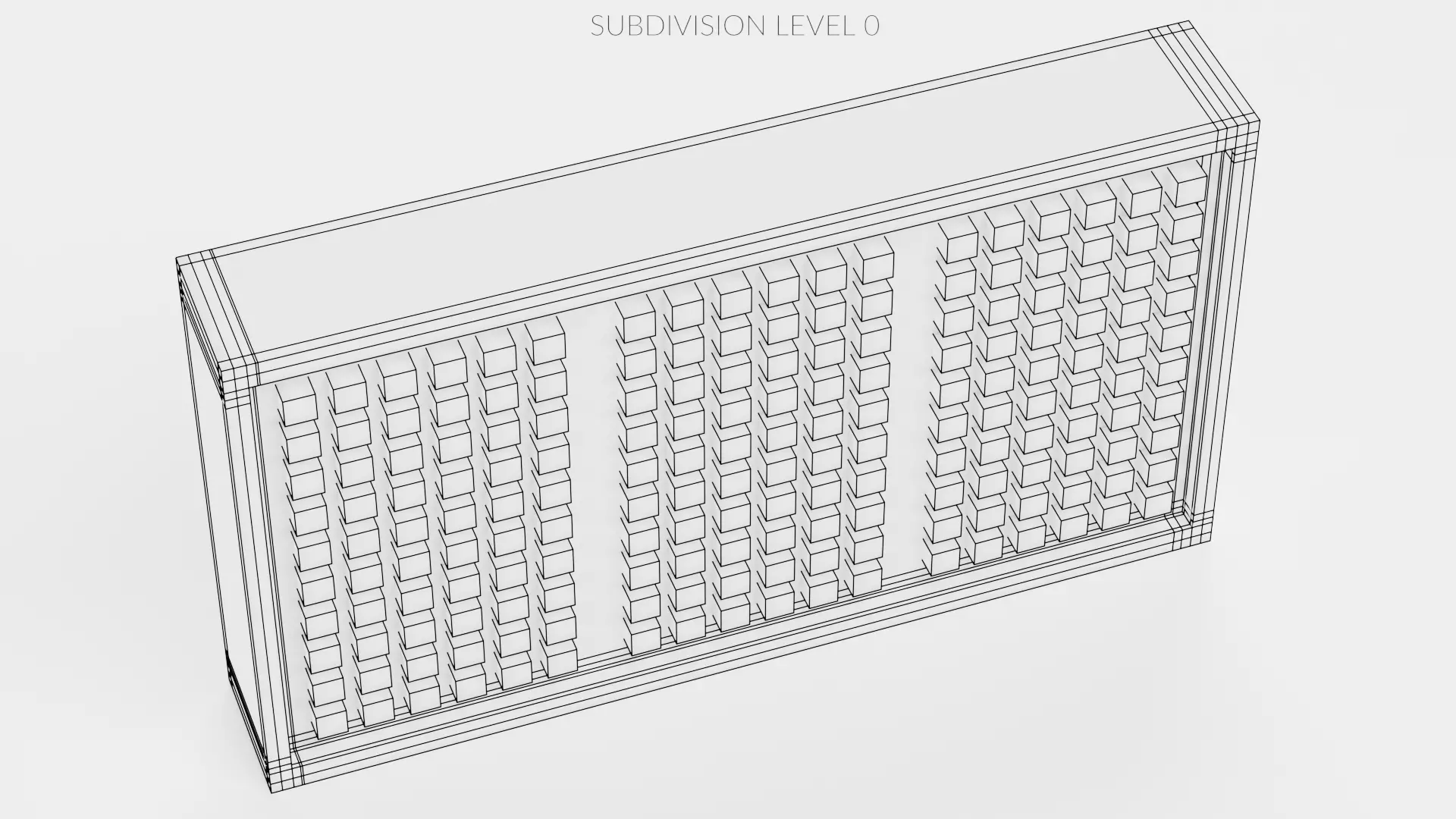 Queue Management System Low-poly 3D model_13