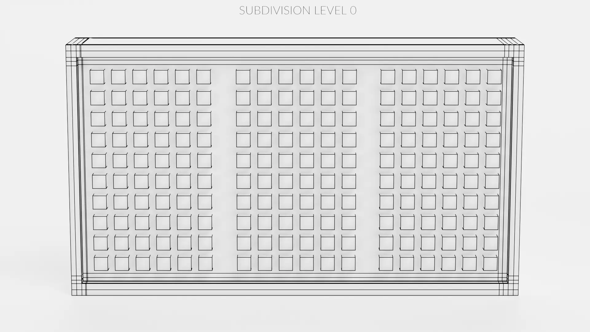 Queue Management System Low-poly 3D model_22