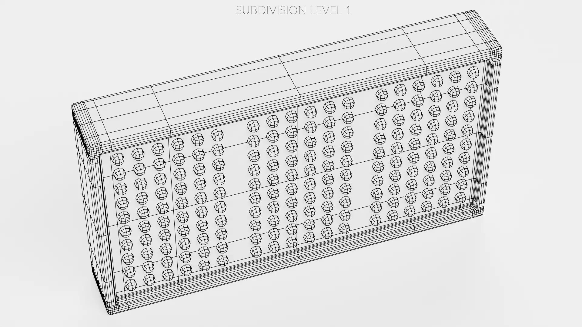 Queue Management System Low-poly 3D model_14