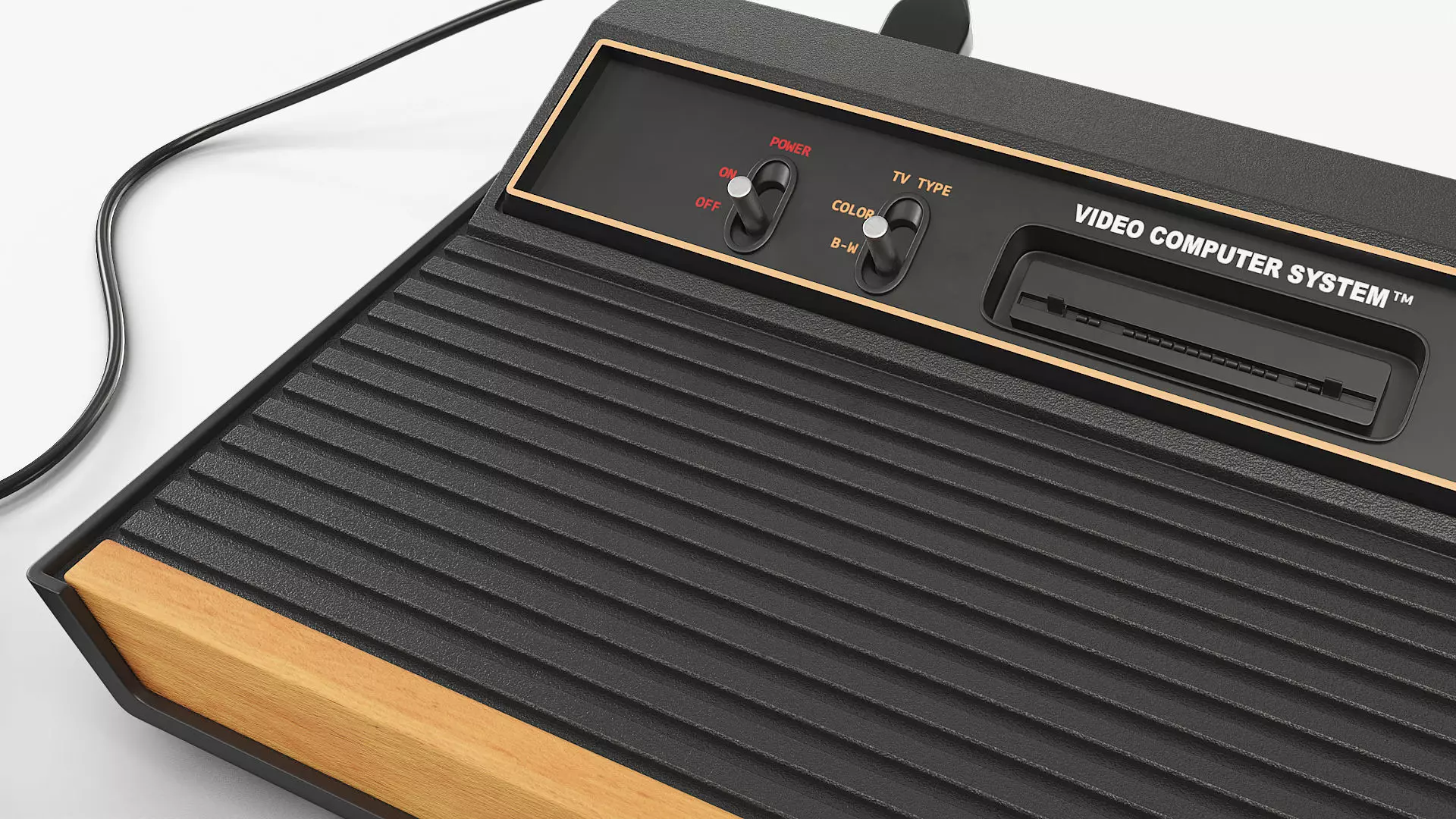 Retro Game Console Atari 2600 3D model_4