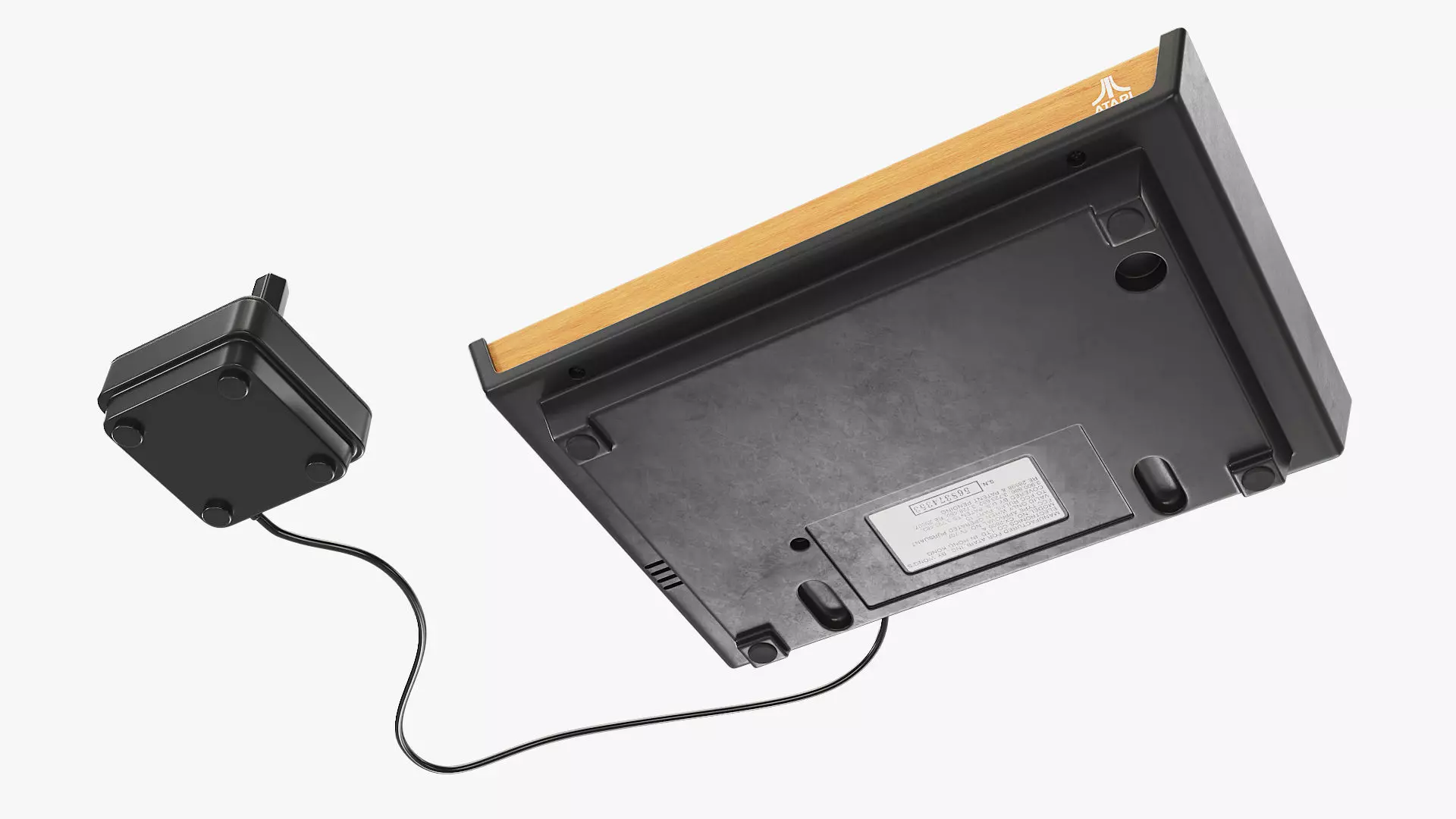 Retro Game Console Atari 2600 3D model_3