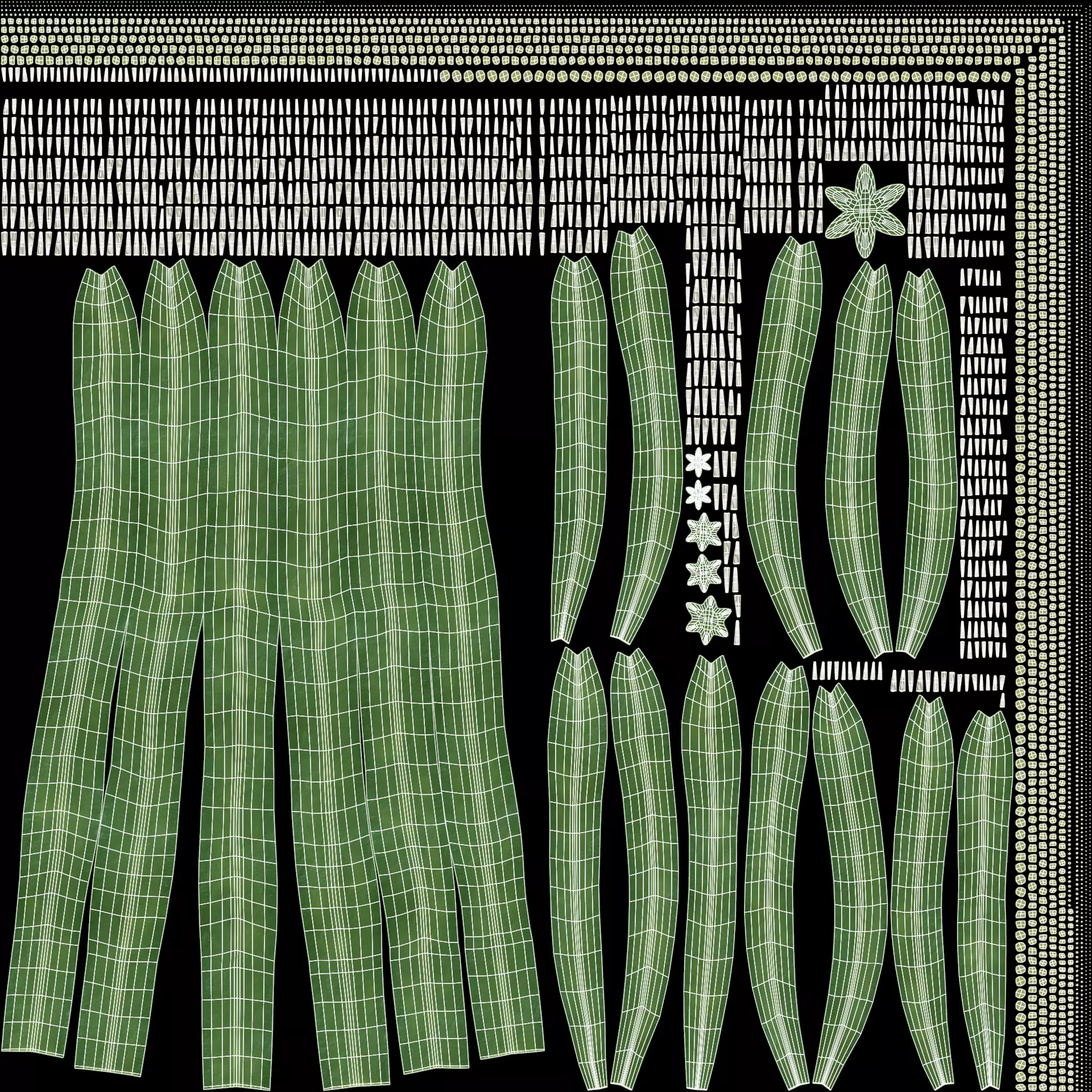 Saguaro Cactus Low-poly 3D model_5