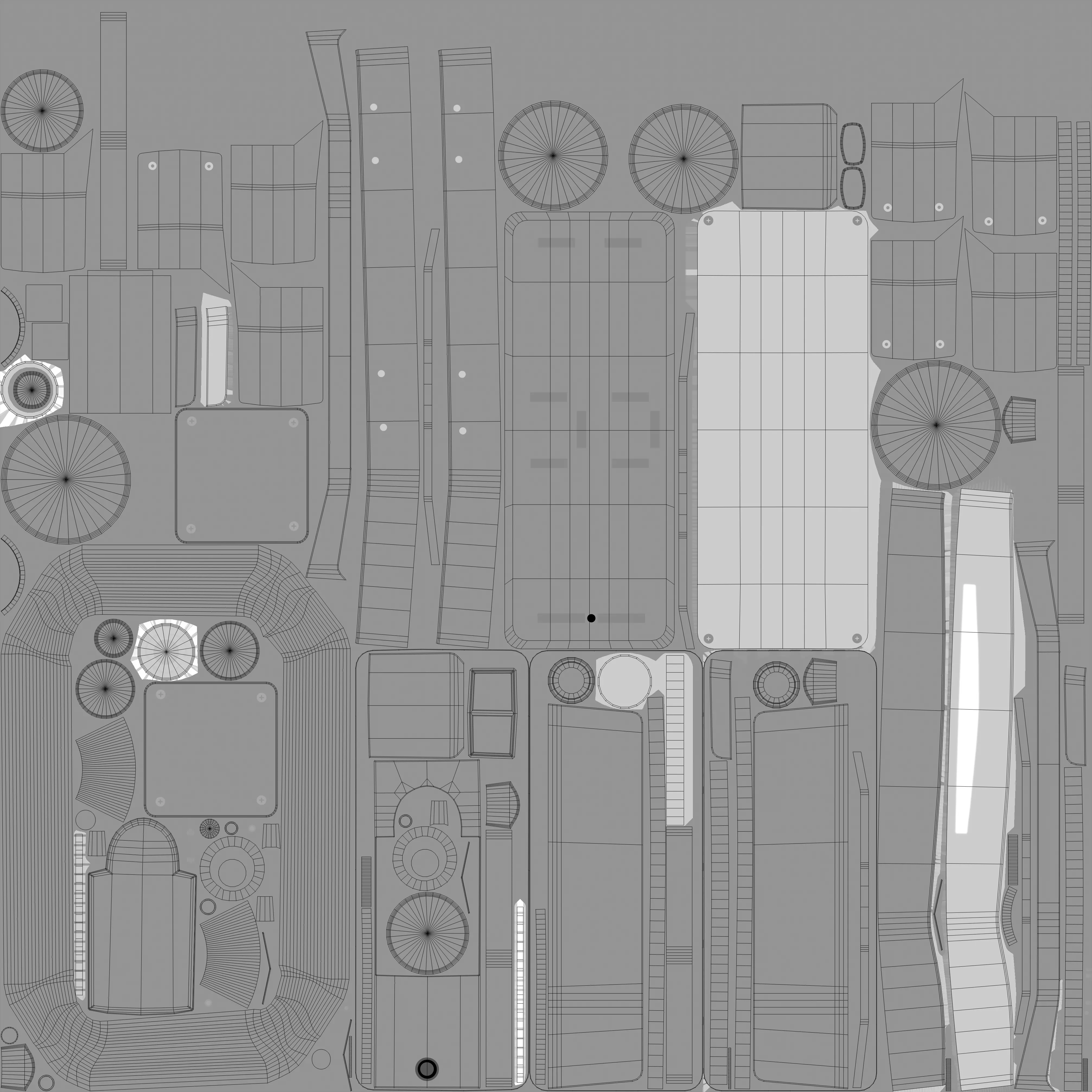 EOT Crane remote 3D model_15