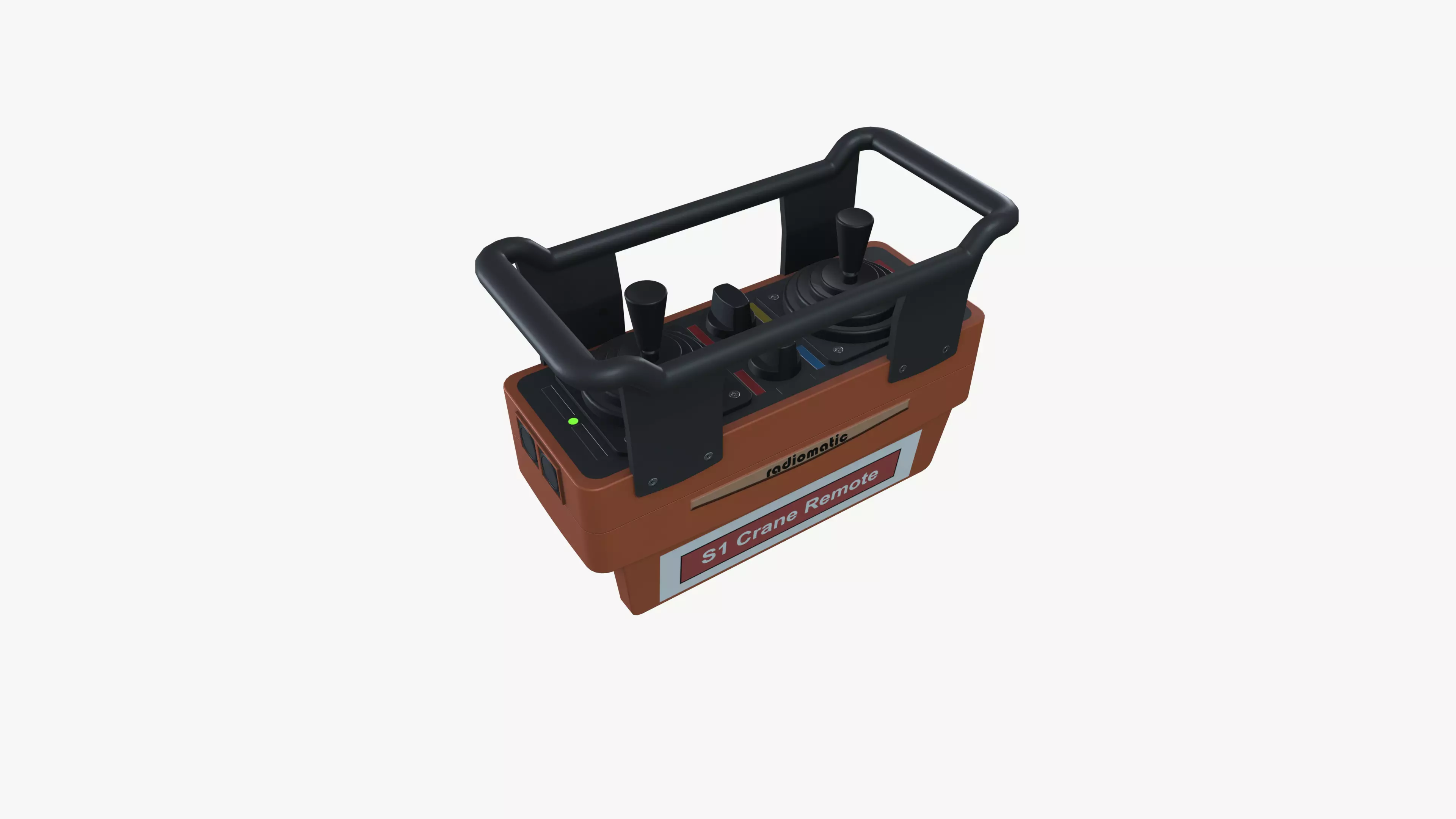 EOT Crane remote 3D model_8