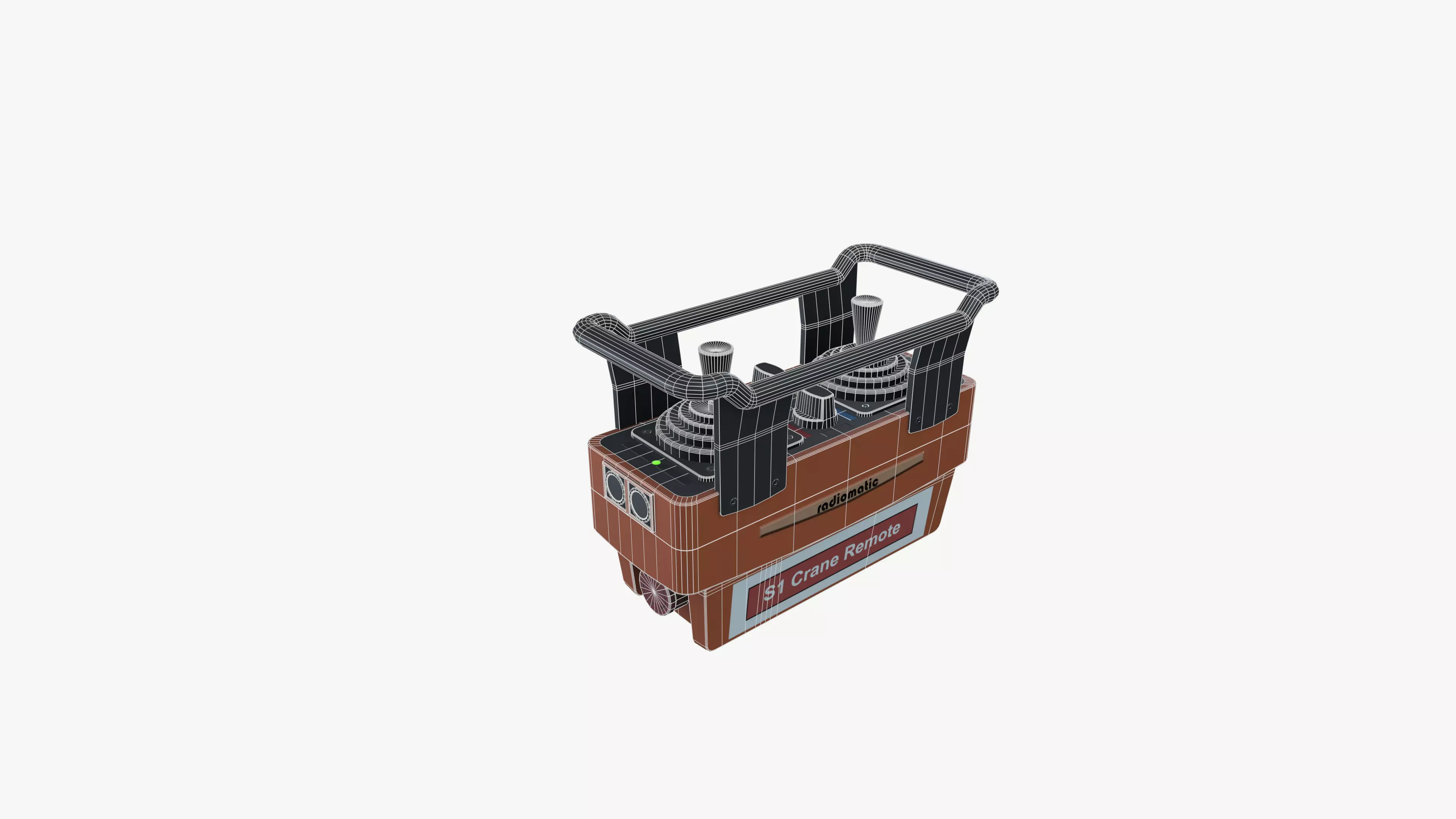 EOT Crane remote 3D model_21