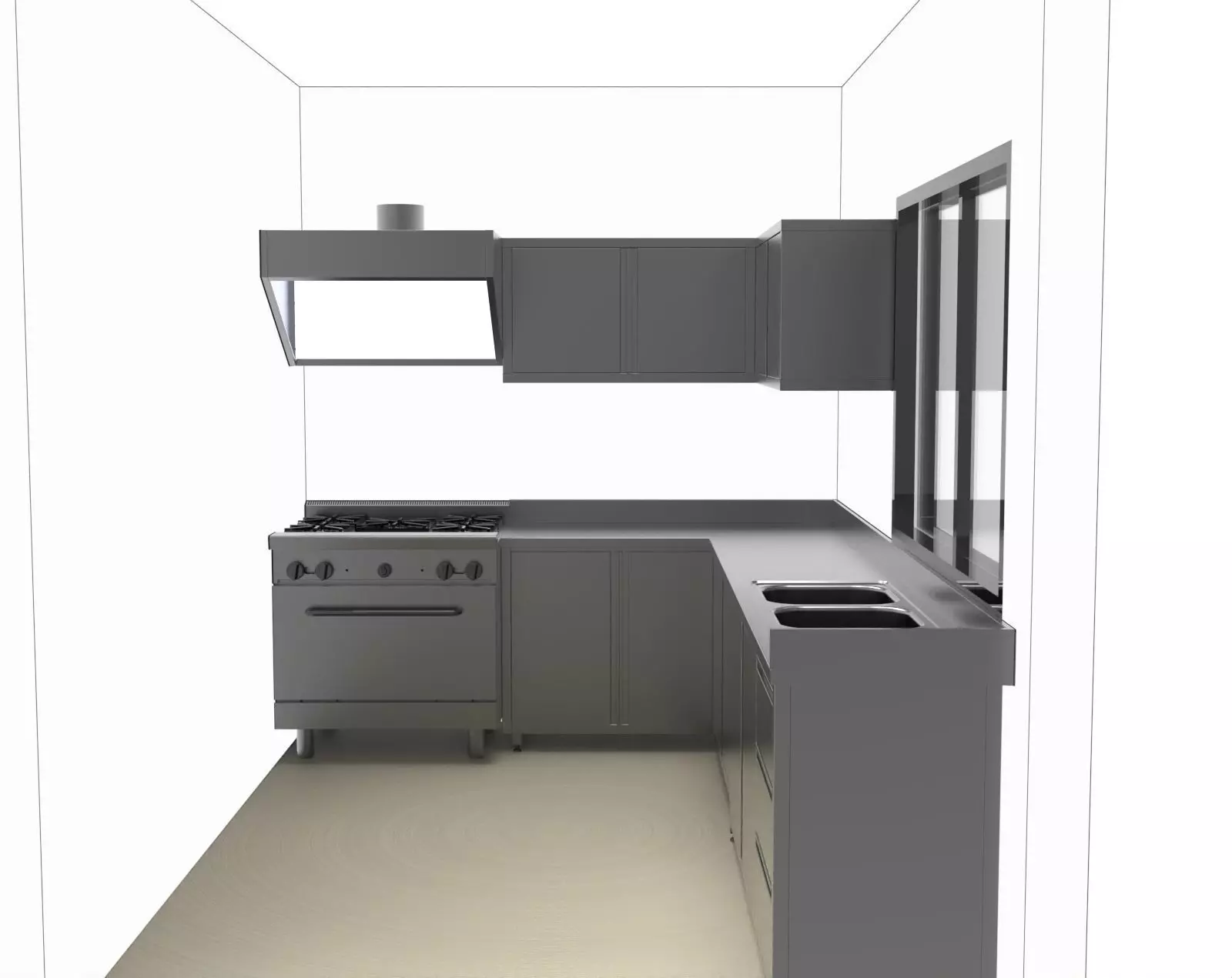 KITCHEN 70 3D model_2