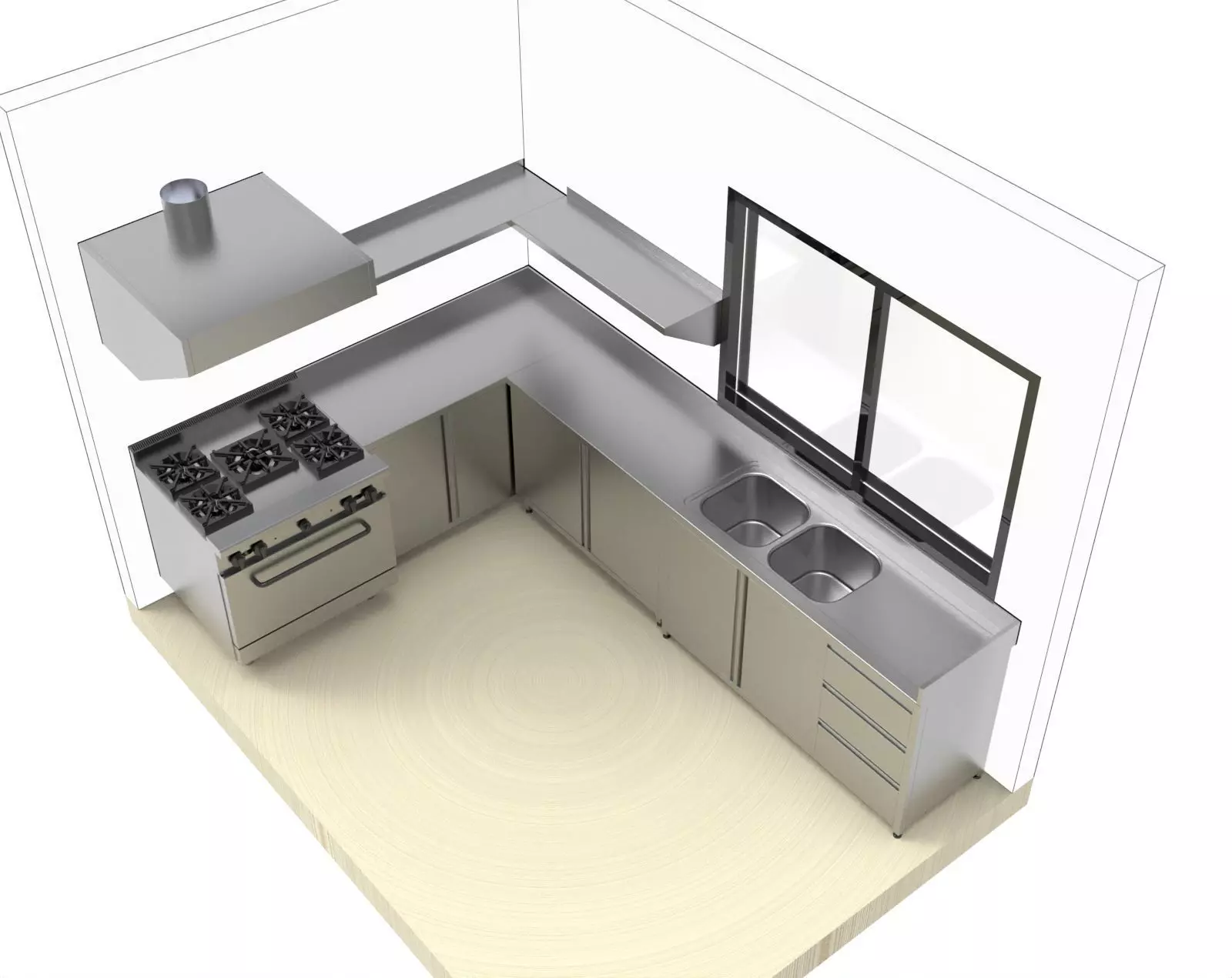 KITCHEN 70 3D model_4