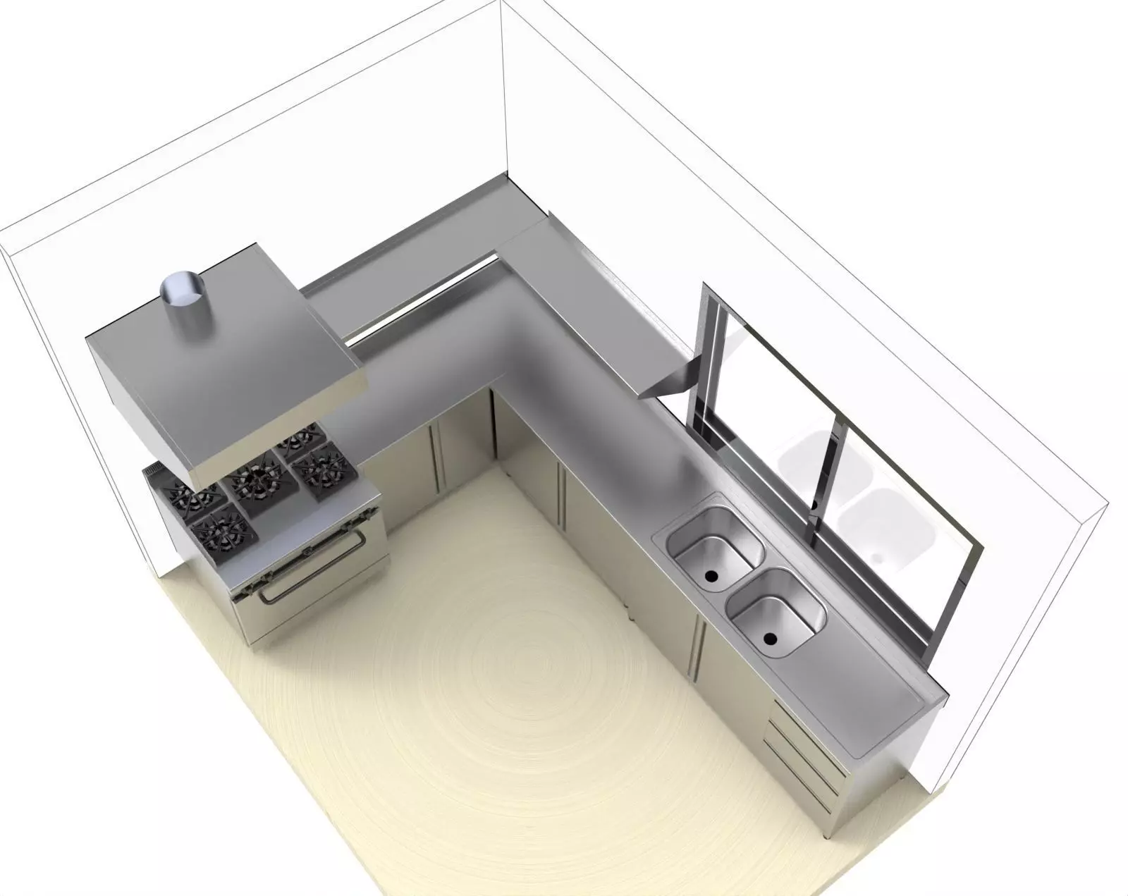 KITCHEN 70 3D model_3