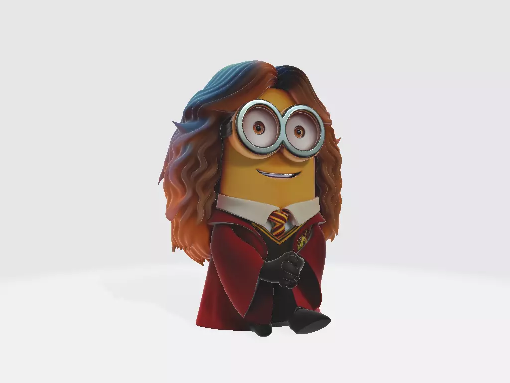 Minions HP Hermione Granger 3D print model_5