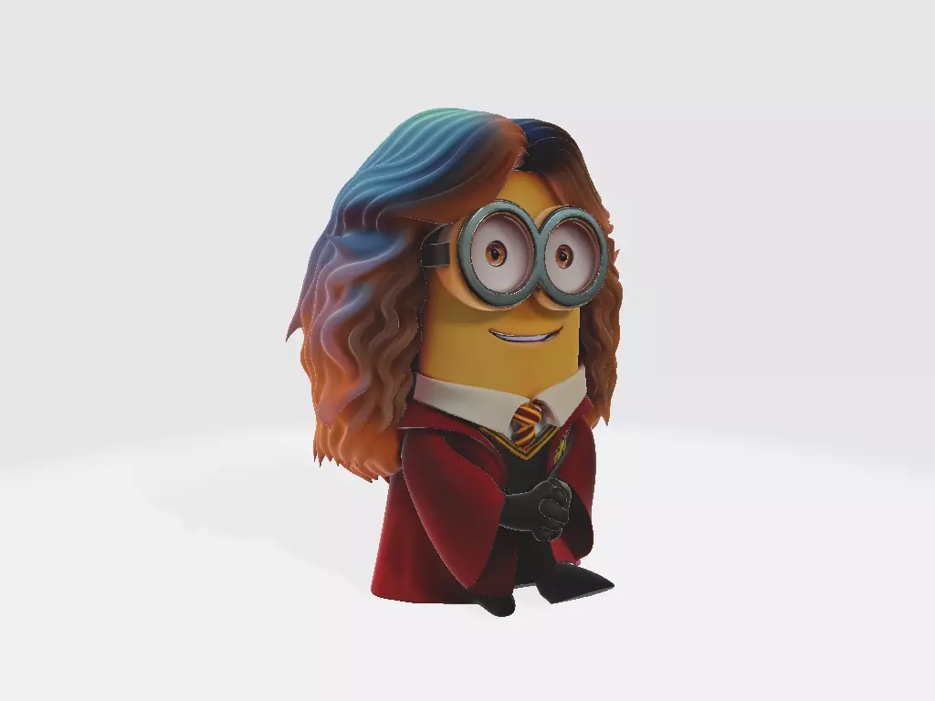 Minions HP Hermione Granger 3D print model_0