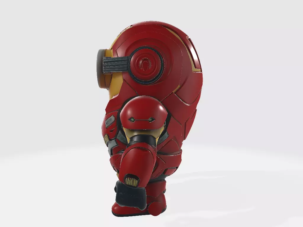 Minions Marvel Ironman 3D print model_2