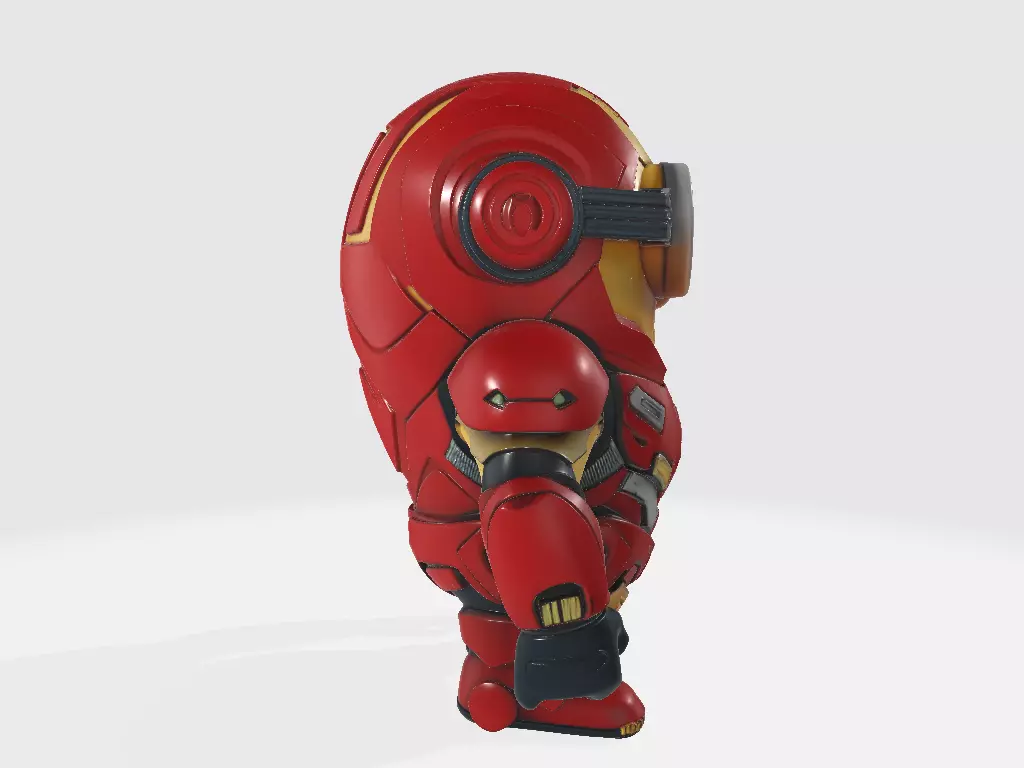Minions Marvel Ironman 3D print model_4