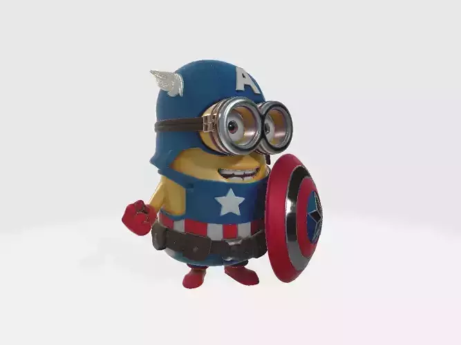 Minions Marvel Captain America