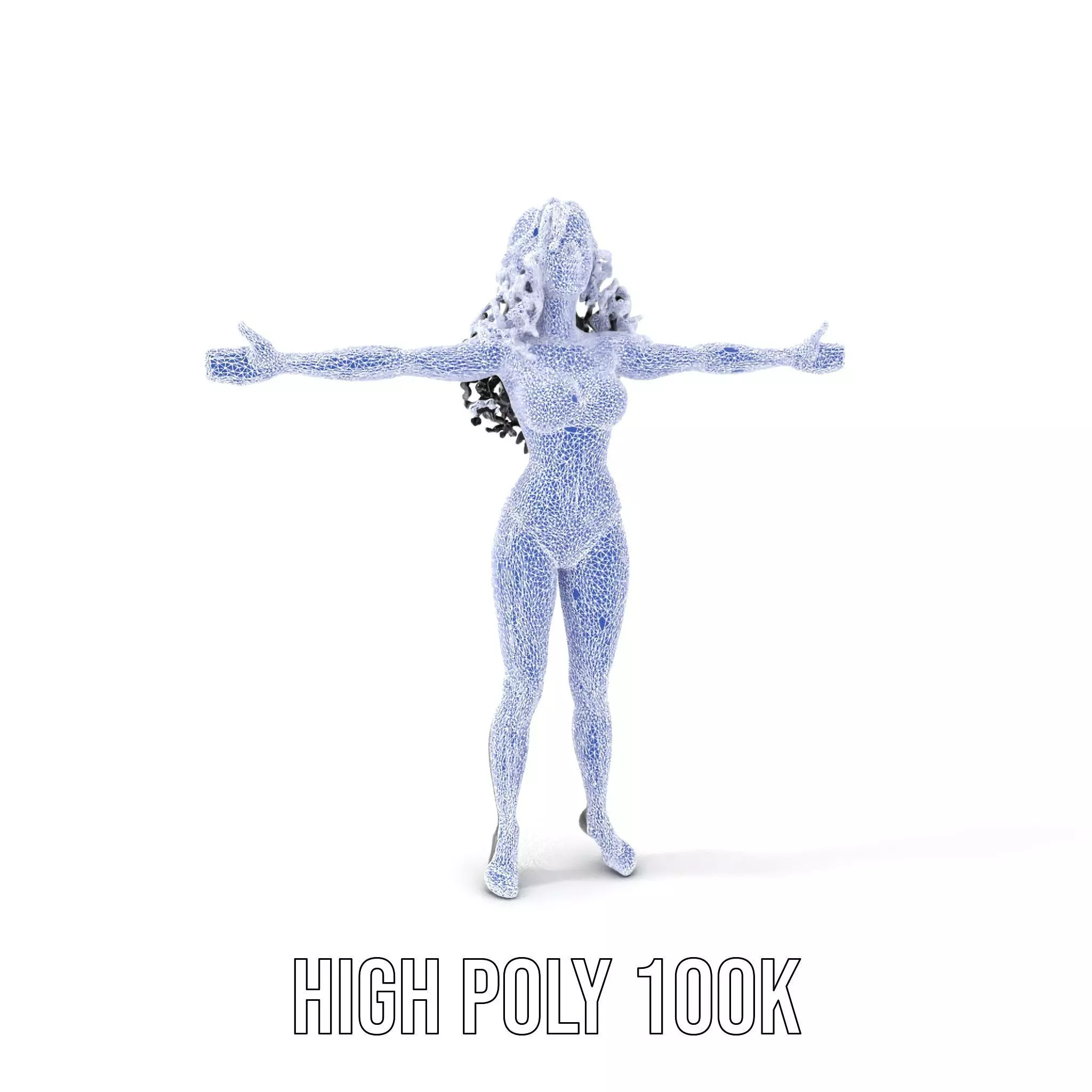 Colorful Swimsuit Character model pack Low-poly 3D model_15