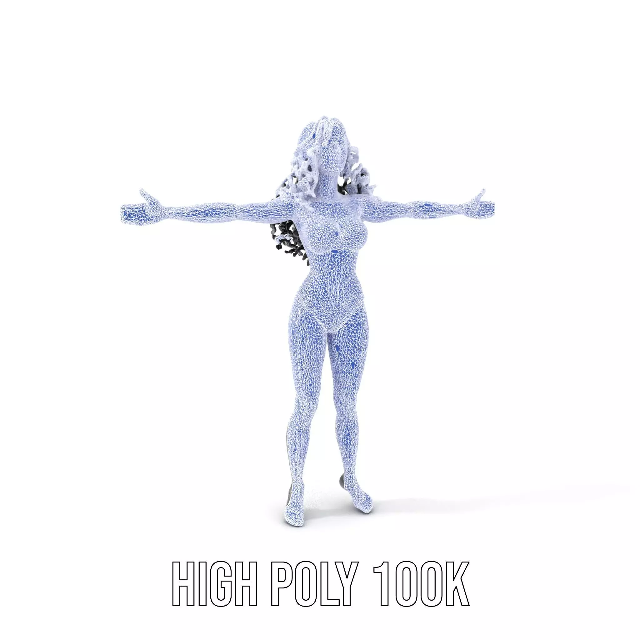 Colorful Swimsuit Character model pack Low-poly 3D model_4