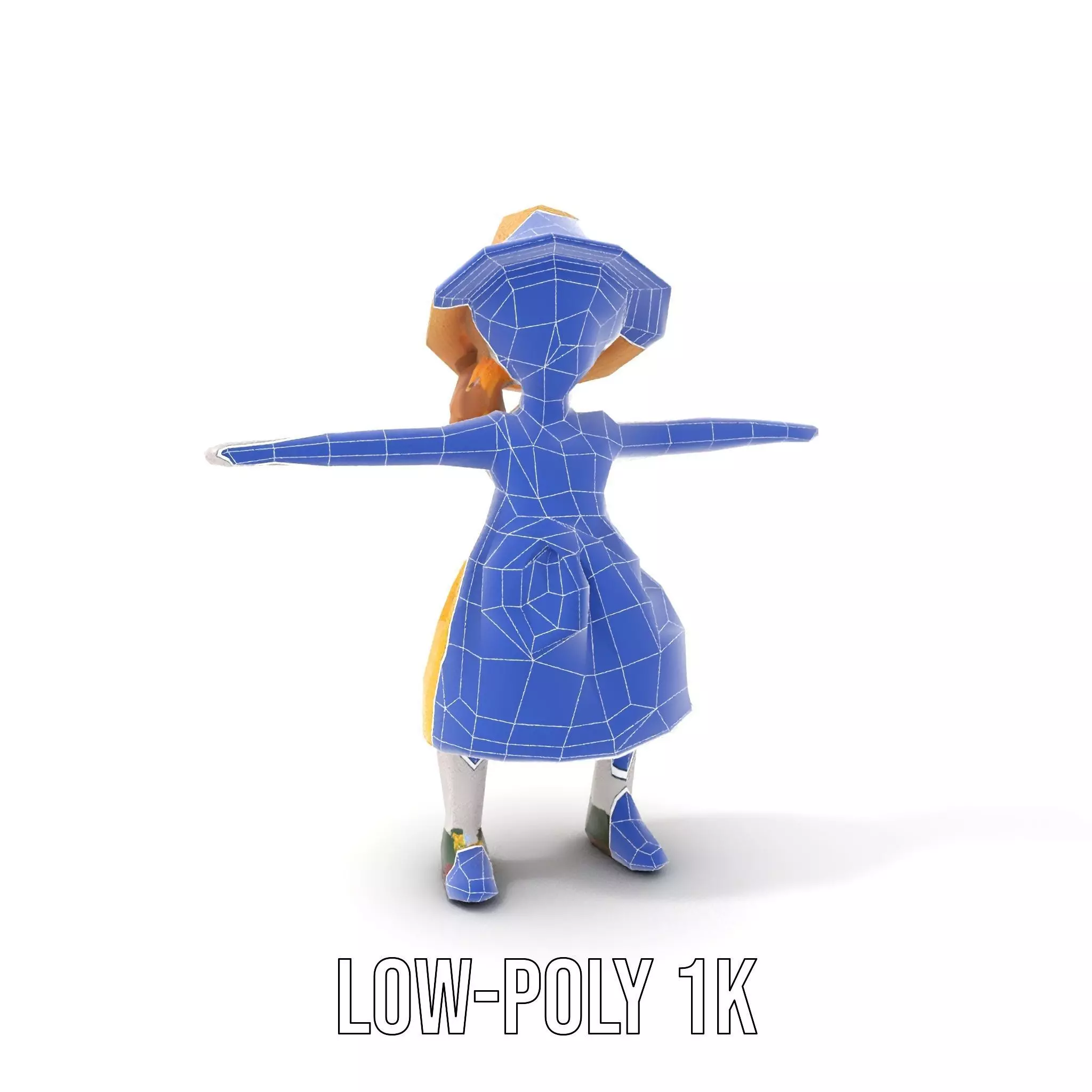 Sunny Doll Dress model pack Low-poly 3D model_14