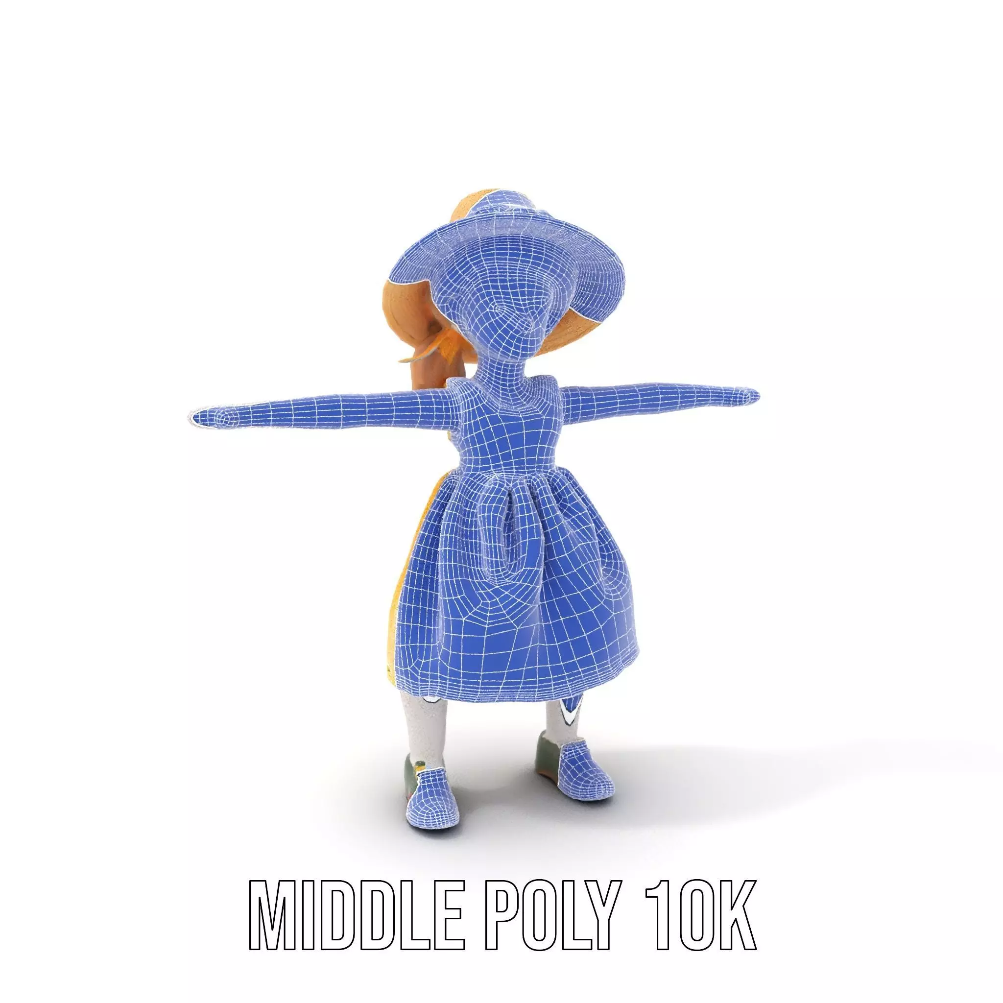 Sunny Doll Dress model pack Low-poly 3D model_21