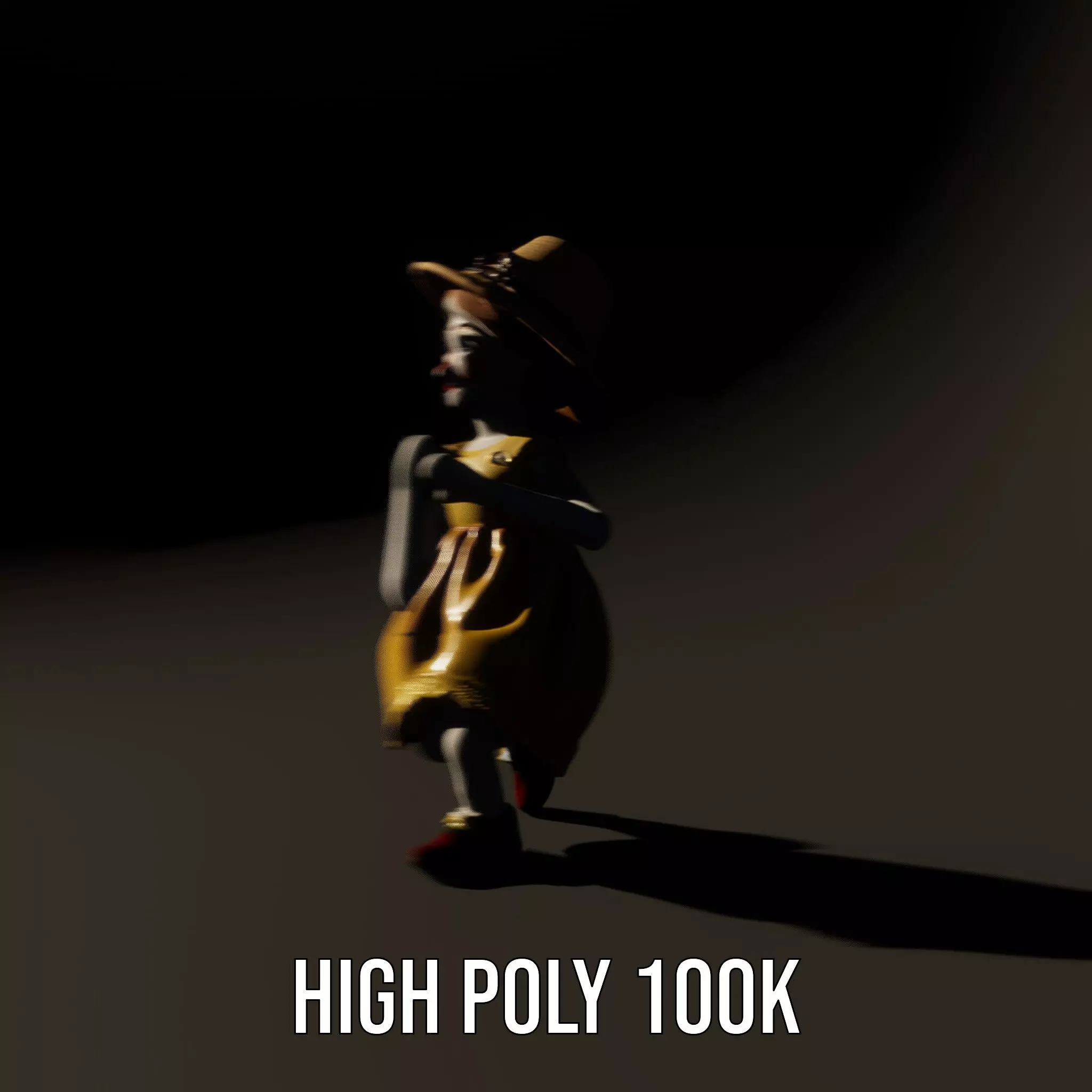 Sunny Doll Dress model pack Low-poly 3D model_10