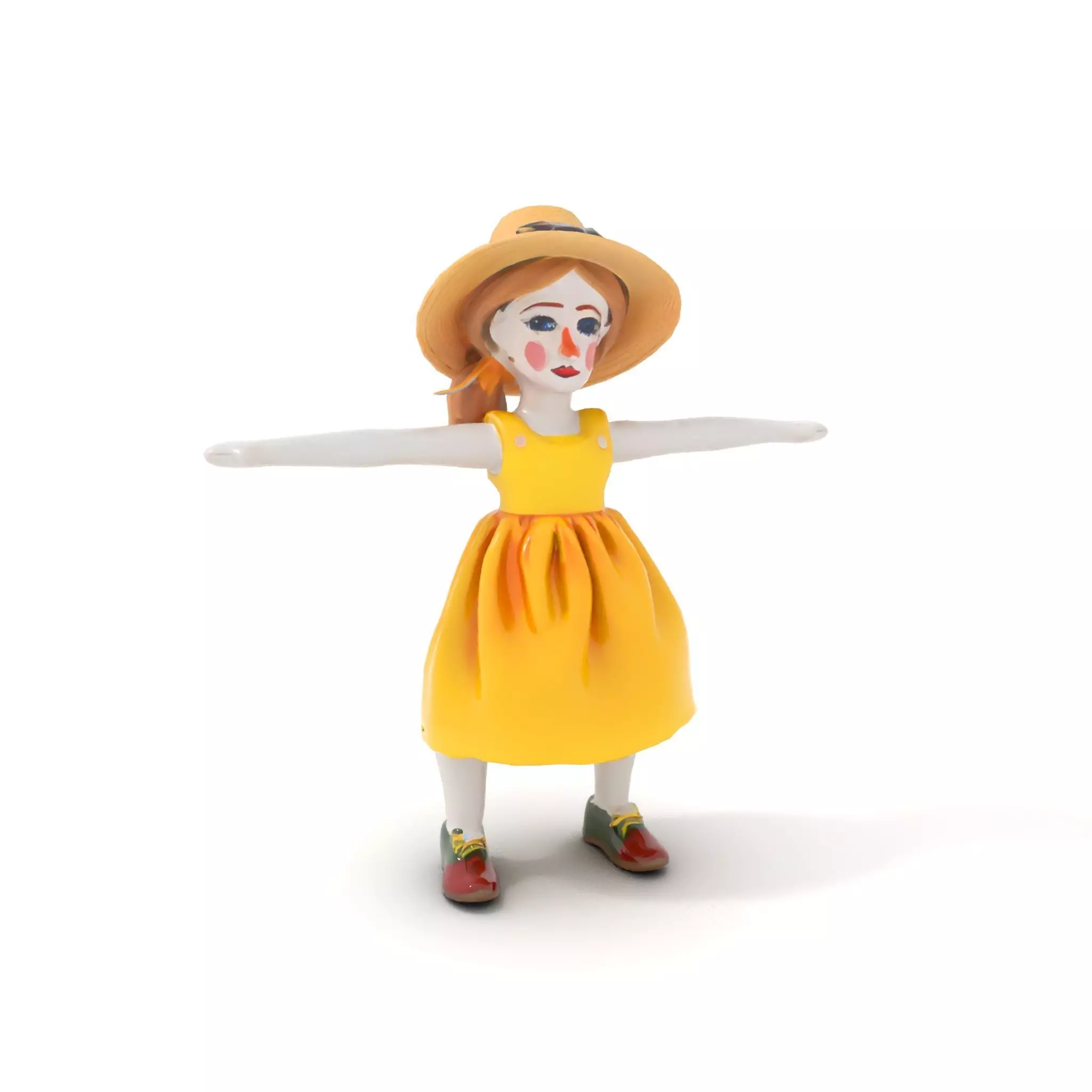 Sunny Doll Dress model pack Low-poly 3D model_18