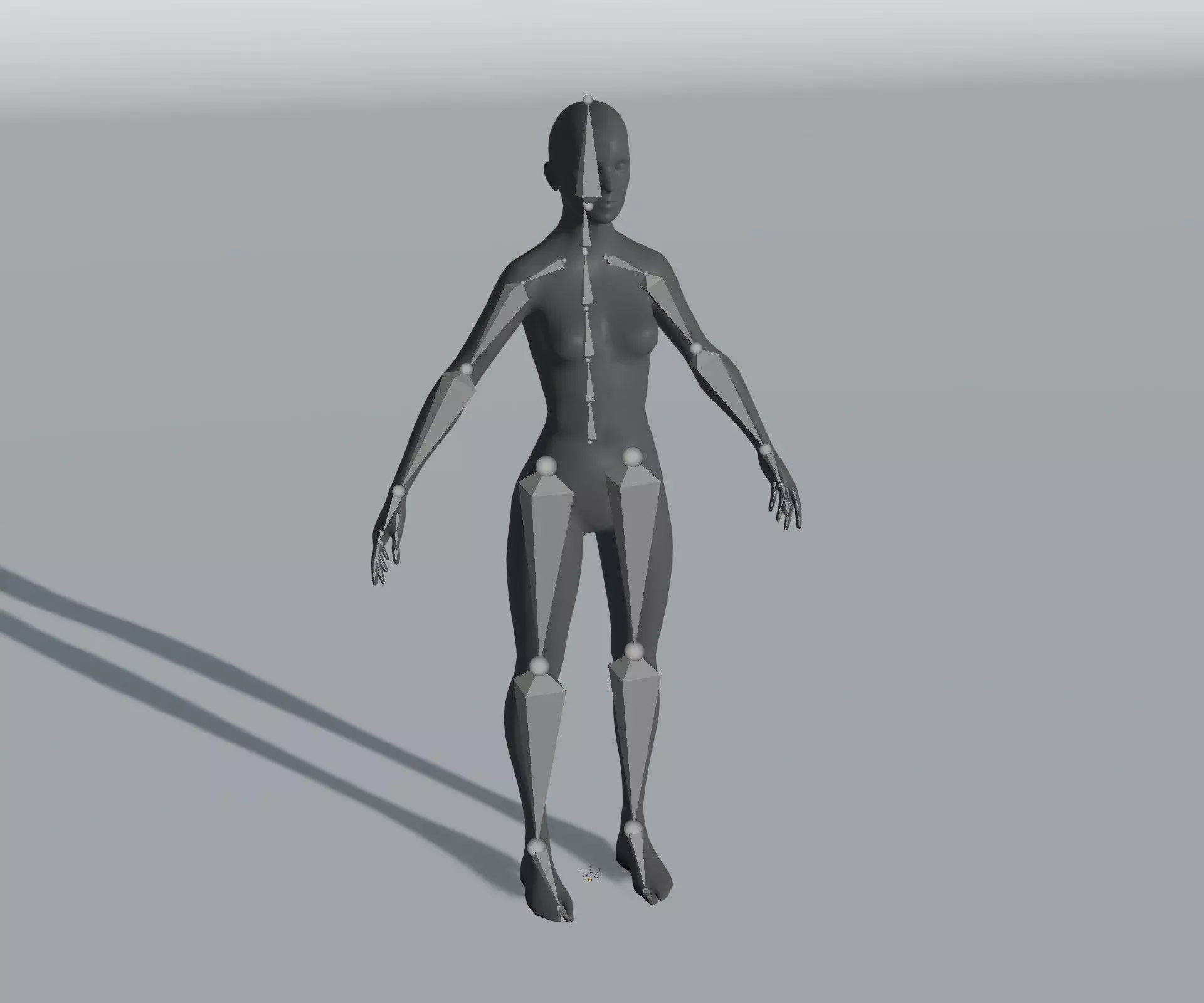 Human Body Base Mesh 28 Animations 10 3D Models 76 Sound Effects Low-poly 3D model_24