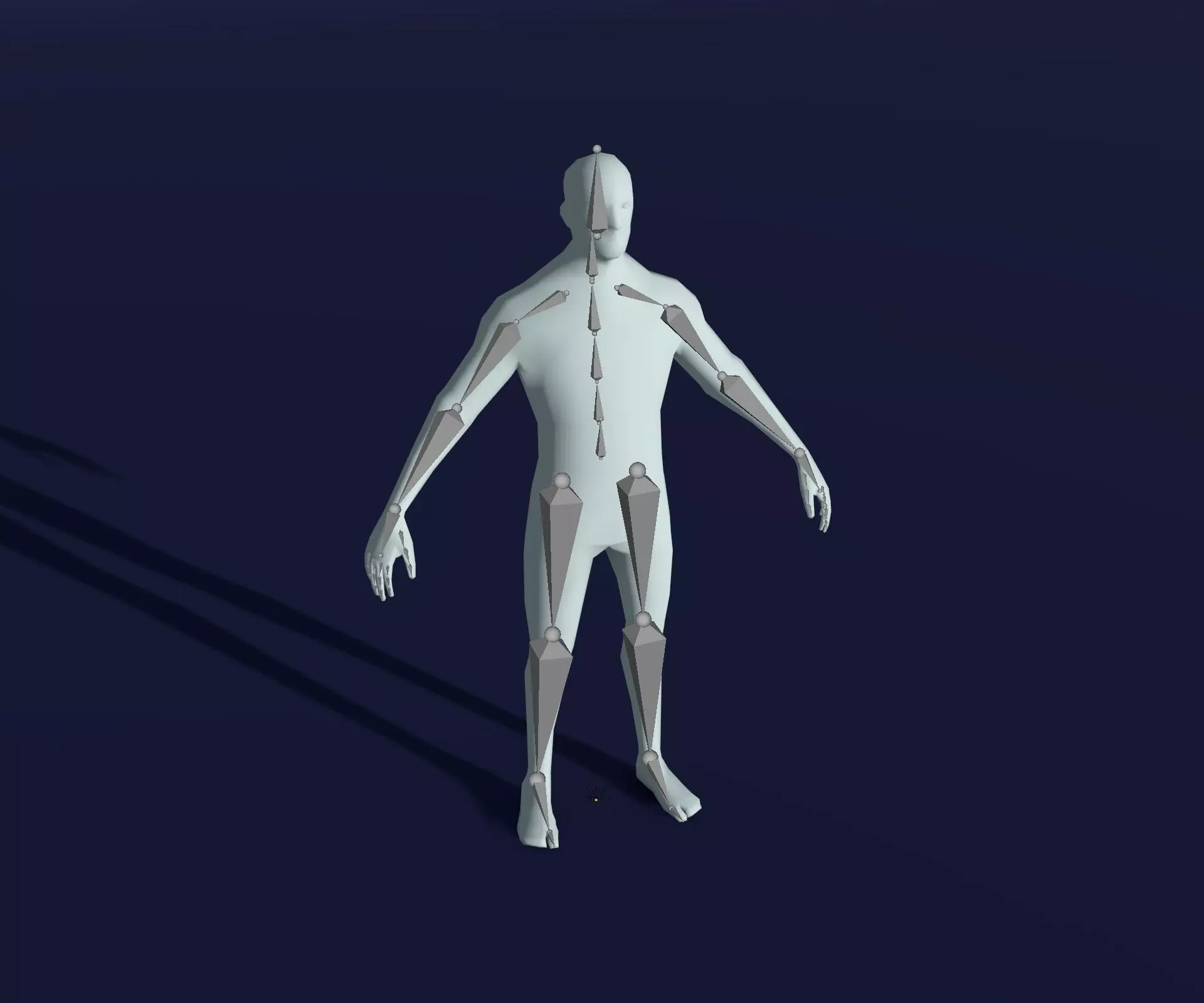Human Body Base Mesh 28 Animations 10 3D Models 76 Sound Effects Low-poly 3D model_33