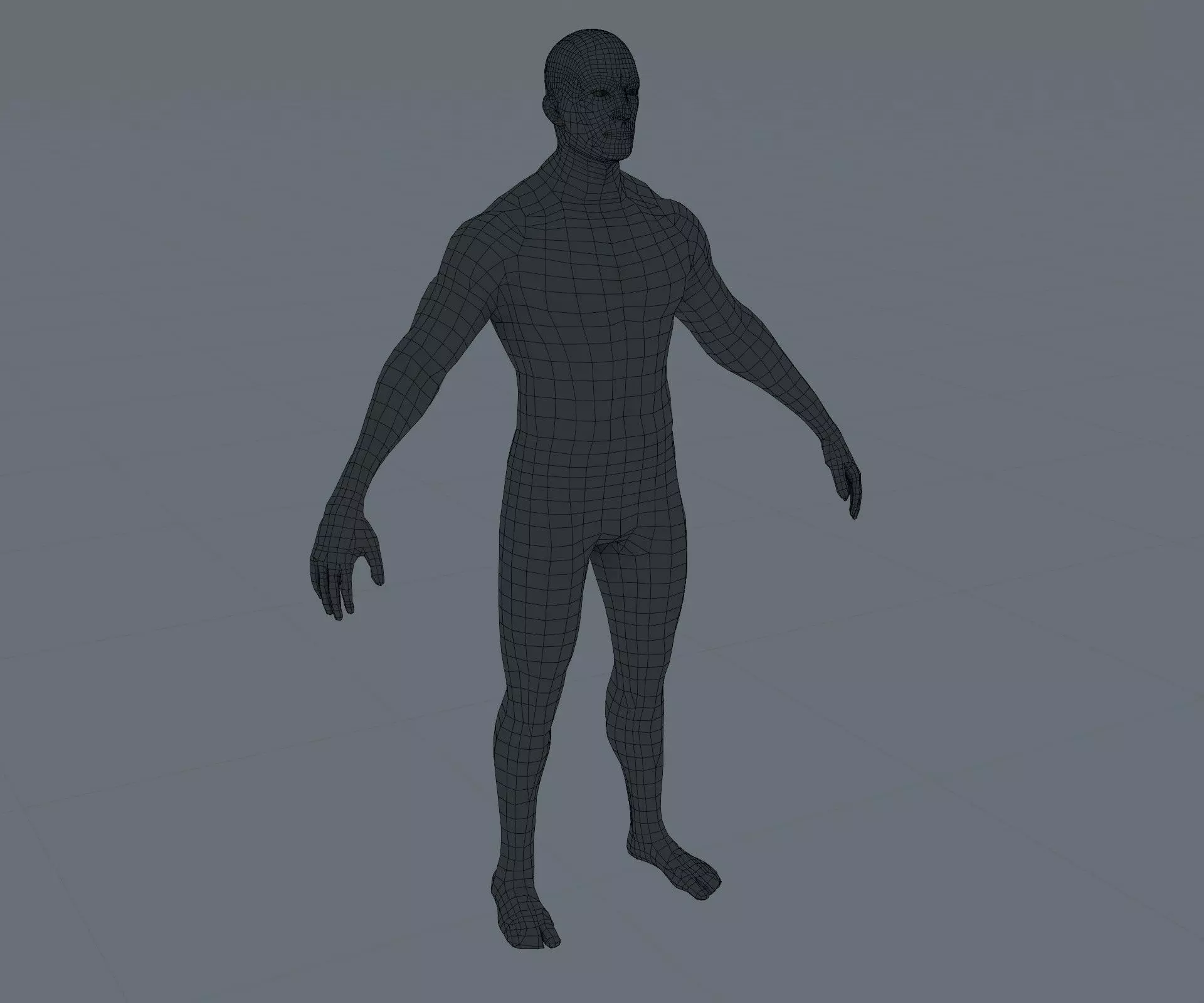 Human Body Base Mesh 28 Animations 10 3D Models 76 Sound Effects Low-poly 3D model_20