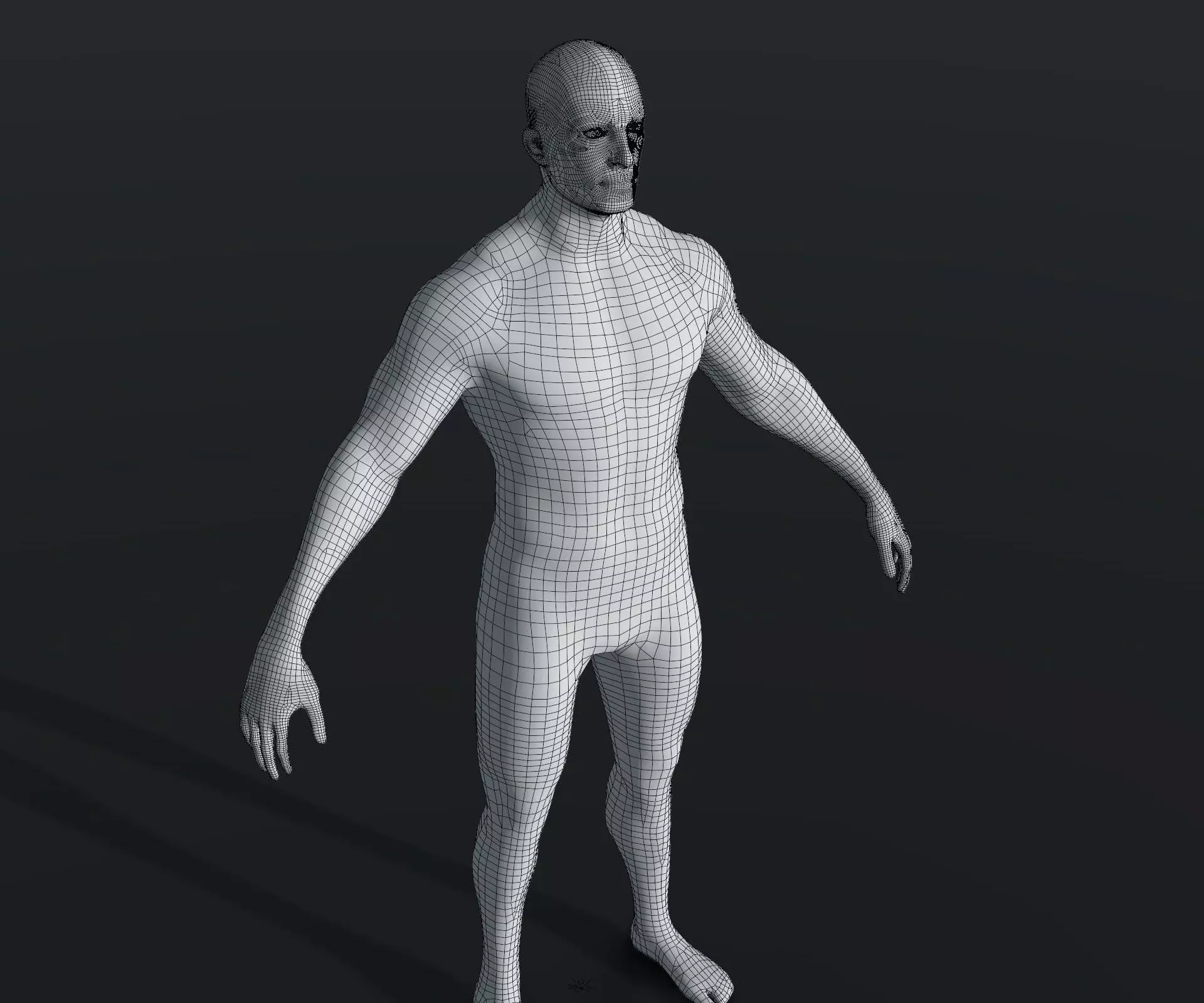 Human Body Base Mesh 28 Animations 10 3D Models 76 Sound Effects Low-poly 3D model_14