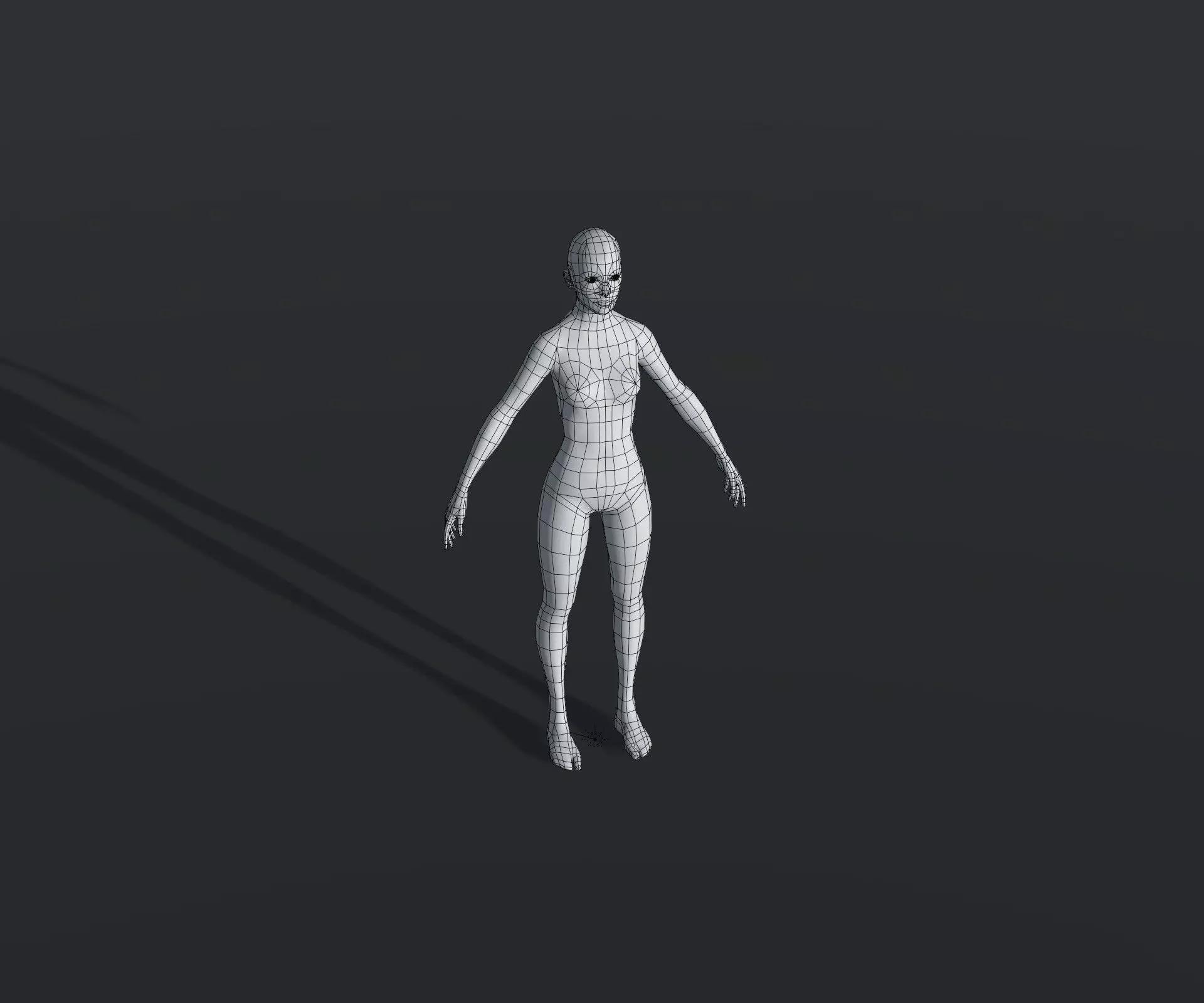 Human Body Base Mesh 28 Animations 10 3D Models 76 Sound Effects Low-poly 3D model_29