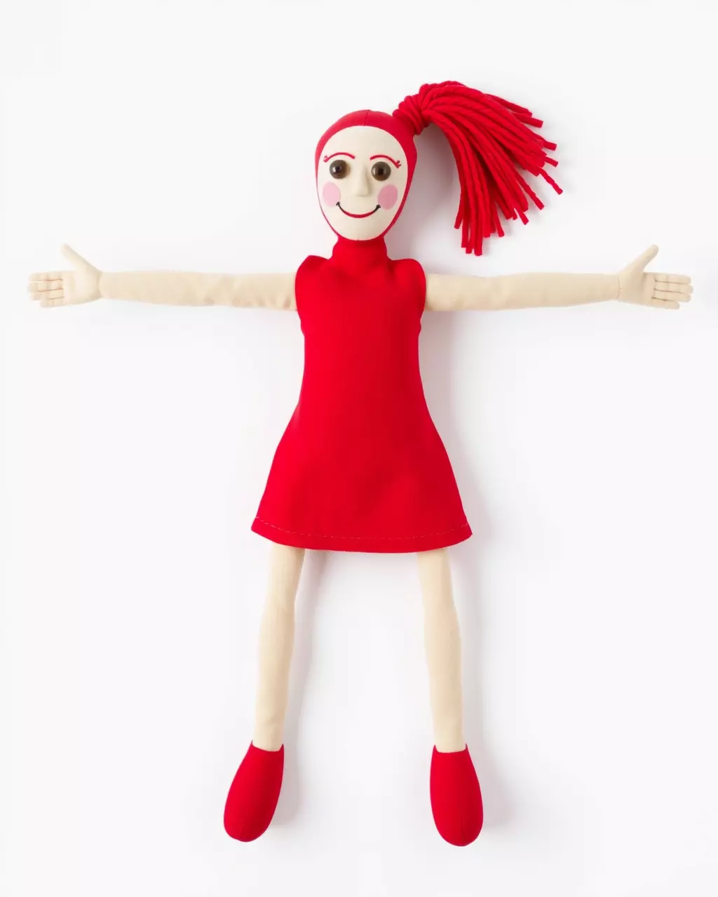 Red Yarn Doll model pack Low-poly 3D model_2