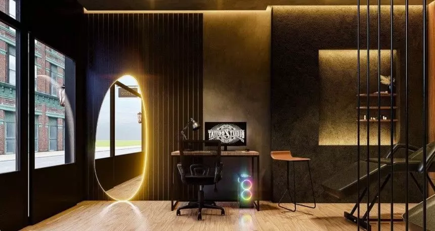 Tattoo Shop Model 3D model_3