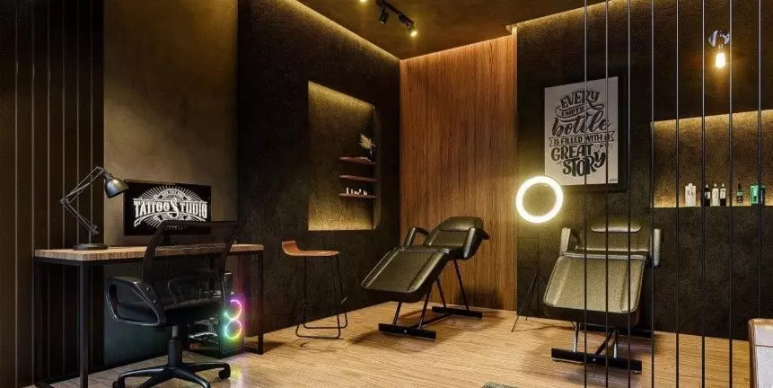 Tattoo Shop Model 3D model_6