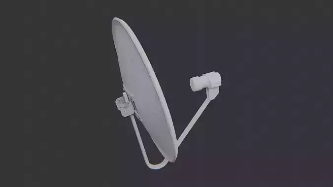 Outdoor Satellite Dish with Mount