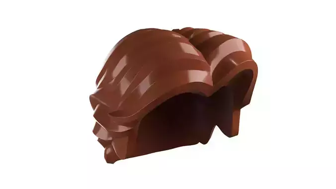 Custom3Dprint Minifigure Accessory - Minifigure Hair S2 - 060