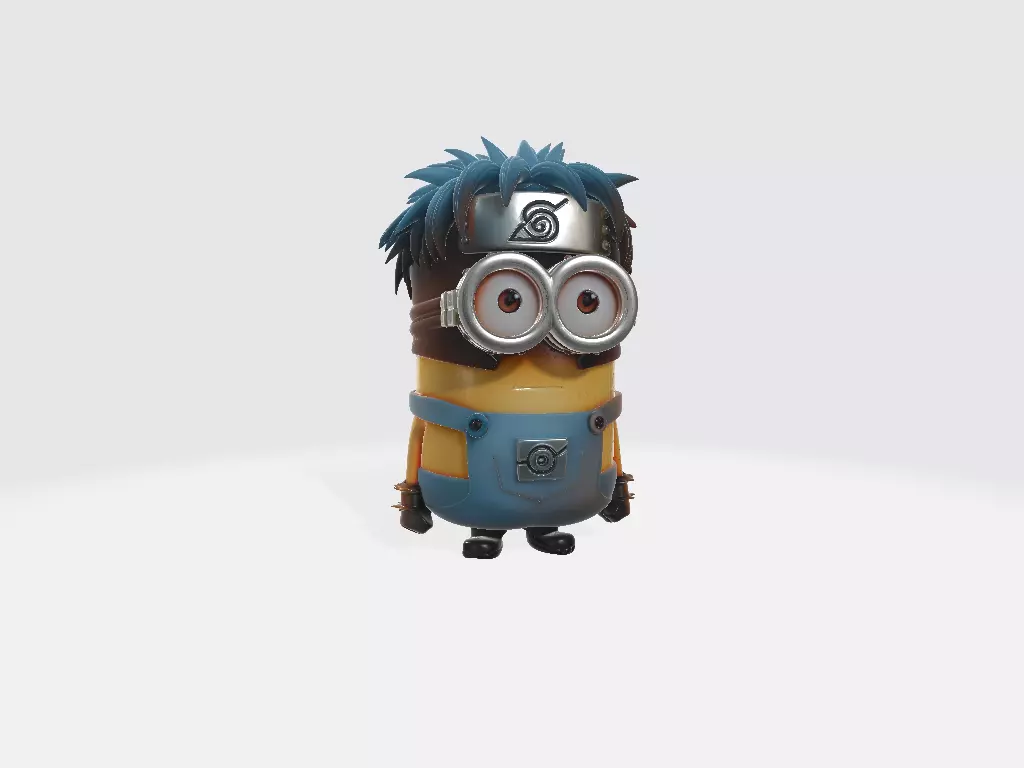 Minions Naruto Naruto Model 04 3D print model_5