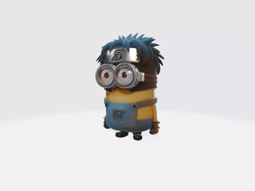 Minions Naruto Naruto Model 04 3D print model_1
