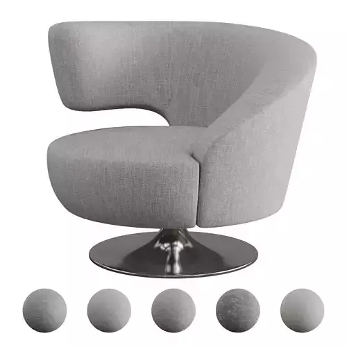 Interlude Home - Isabella Swivel Chair - 