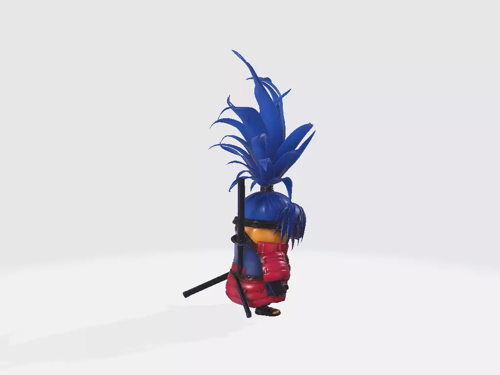 Minions Naruto Madara 3D print model_3