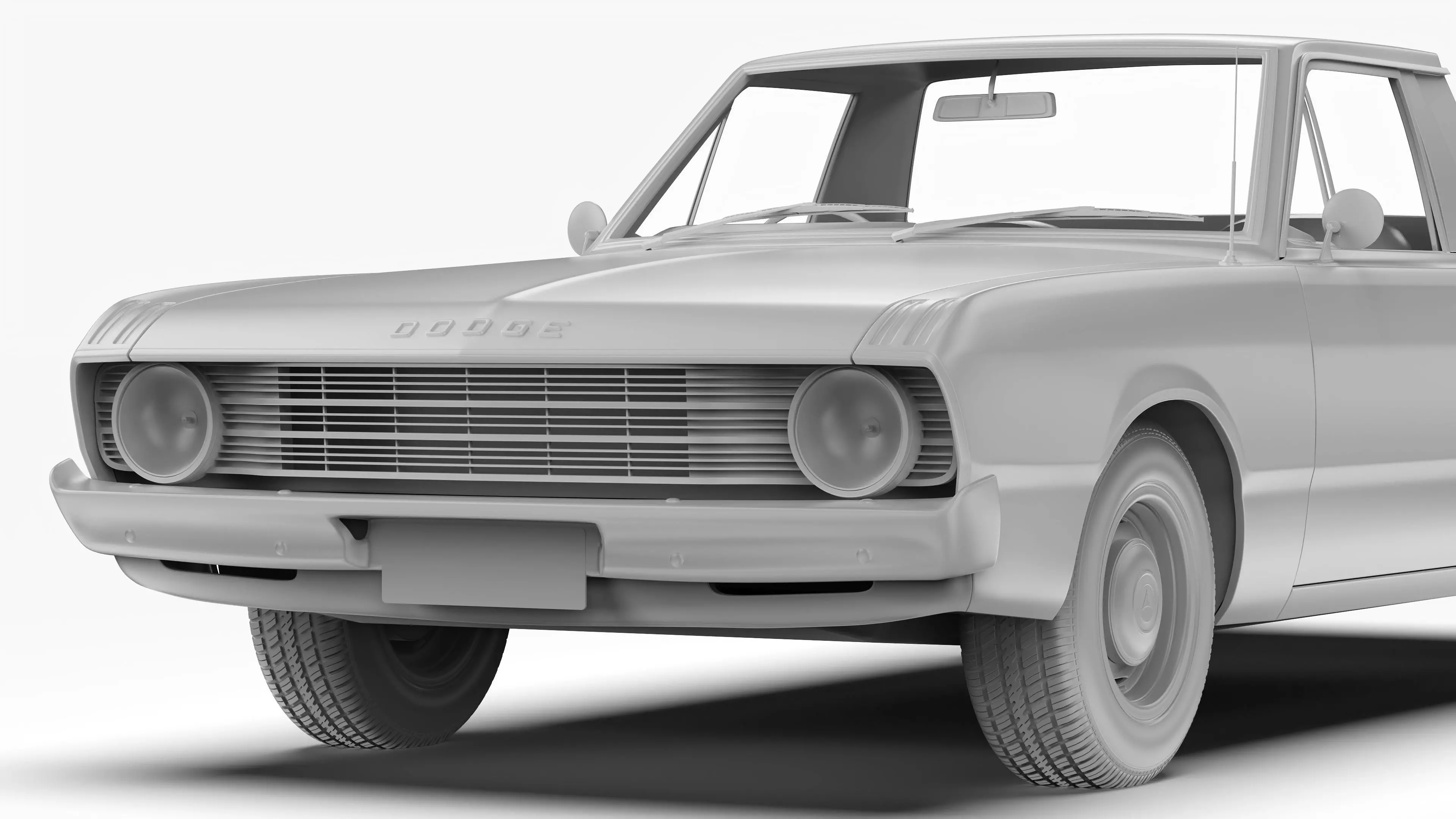 Dodge Valiant Ute VF 1967 - 1969 3D model_18