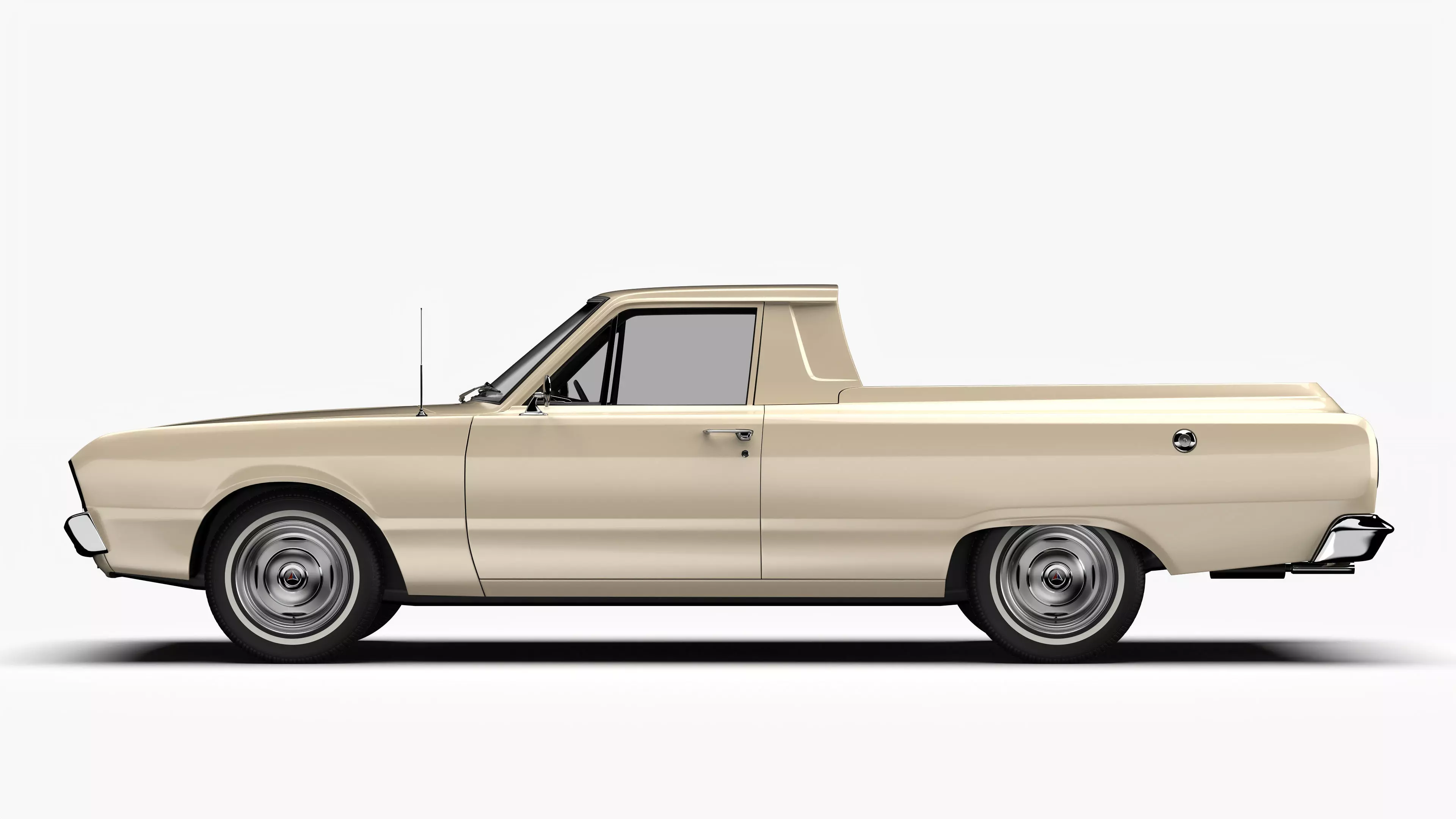 Dodge Valiant Ute VF 1967 - 1969 3D model_7