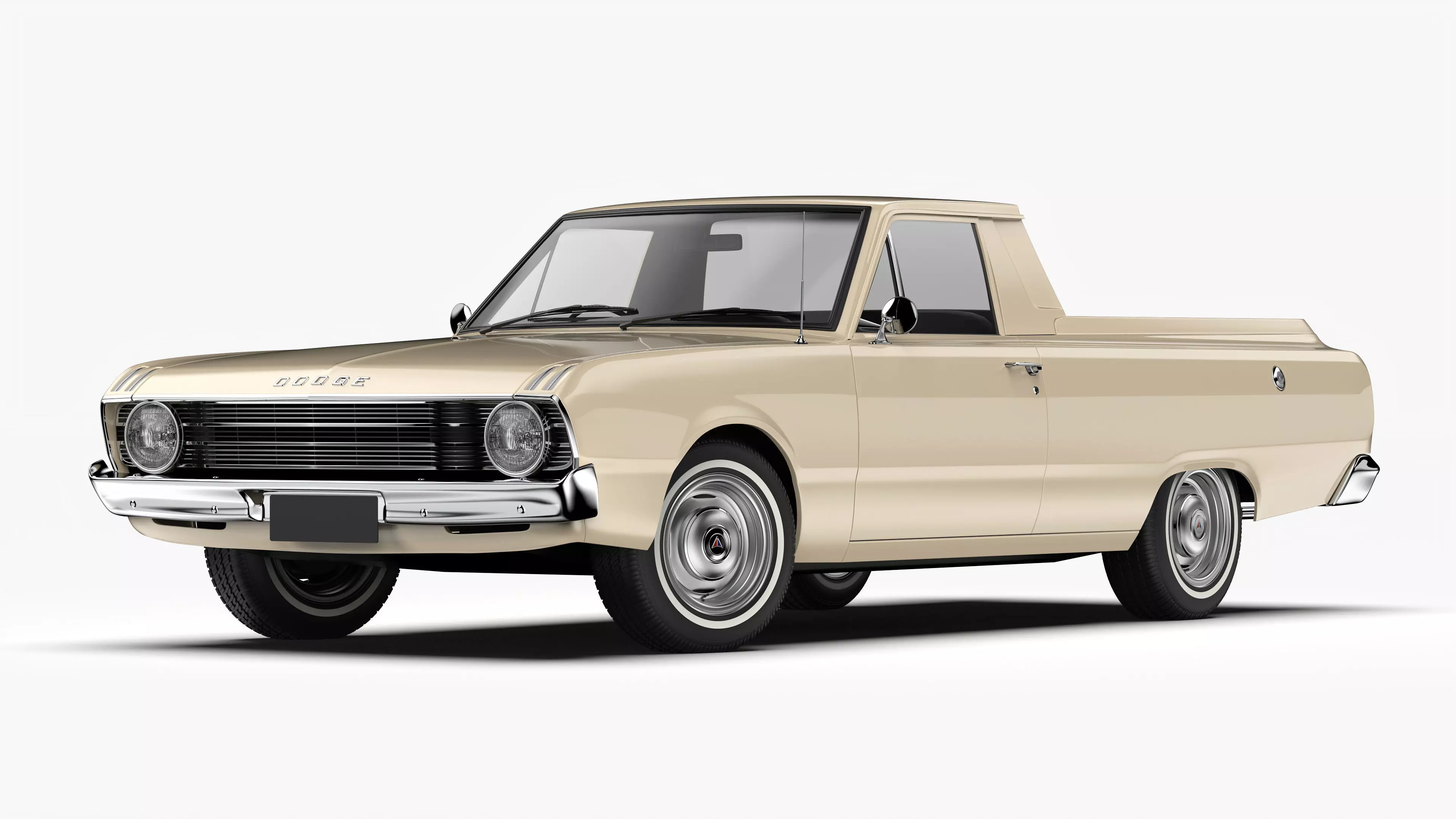 Dodge Valiant Ute VF 1967 - 1969 3D model_1