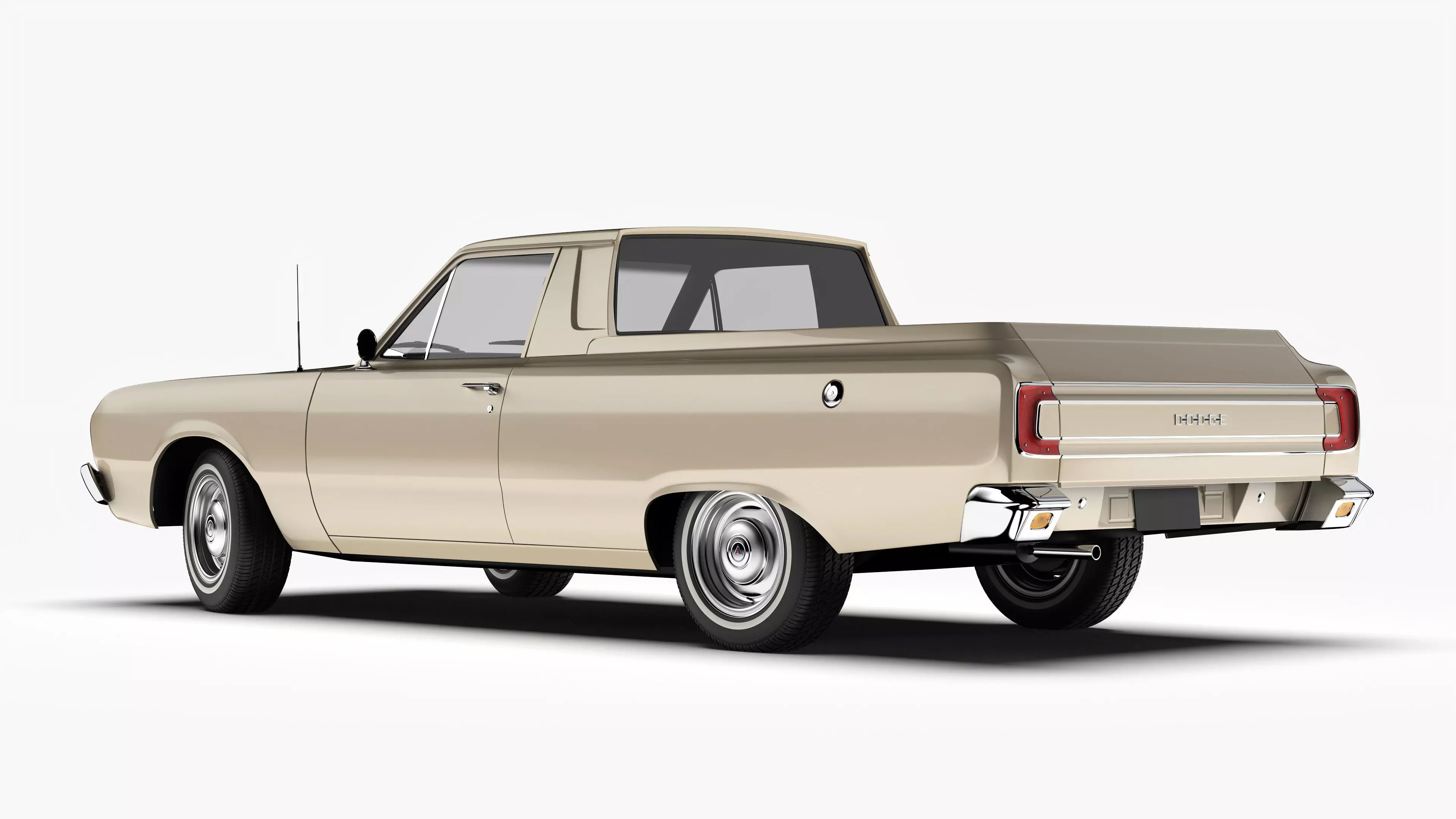 Dodge Valiant Ute VF 1967 - 1969 3D model_2
