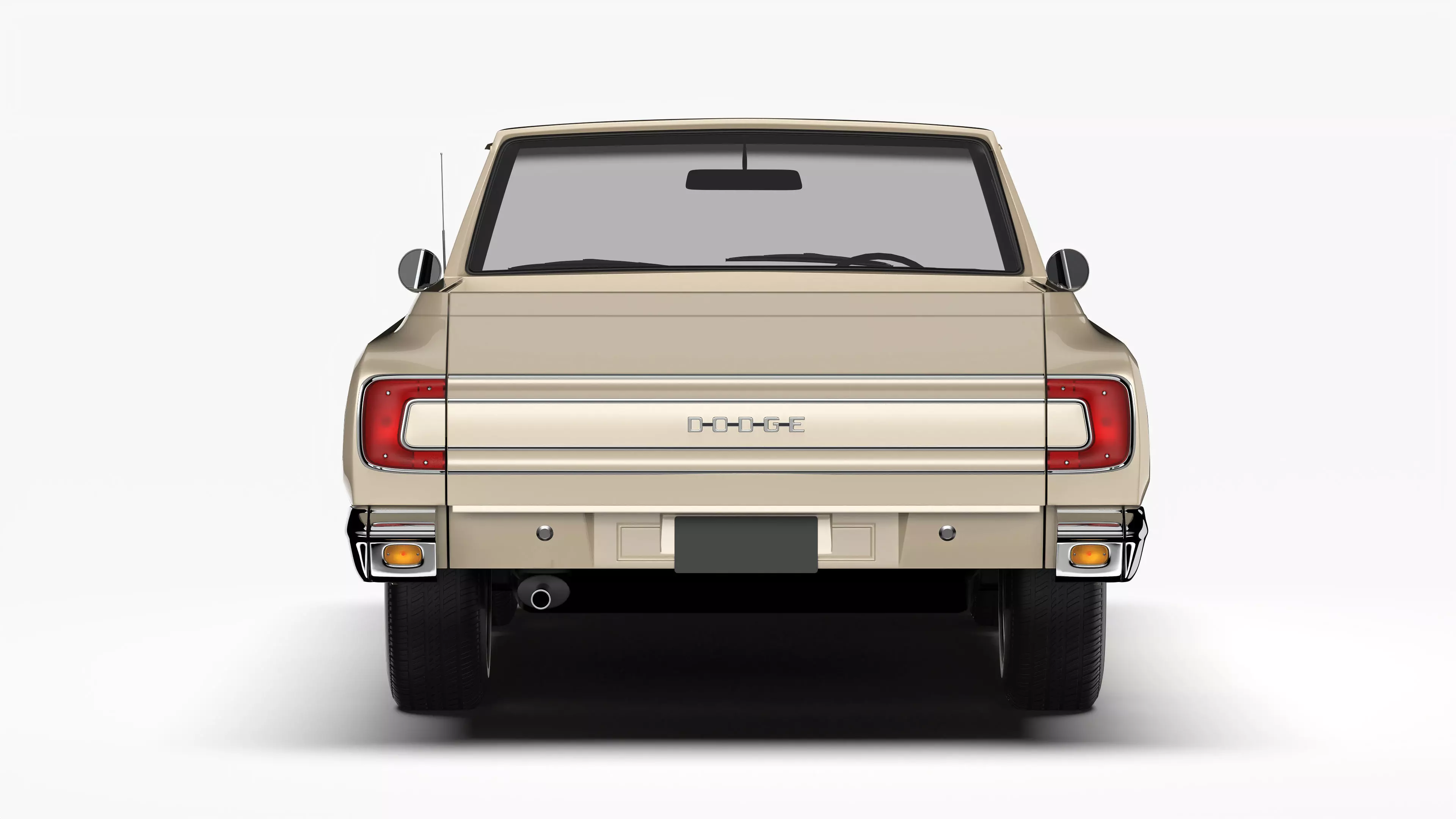 Dodge Valiant Ute VF 1967 - 1969 3D model_6