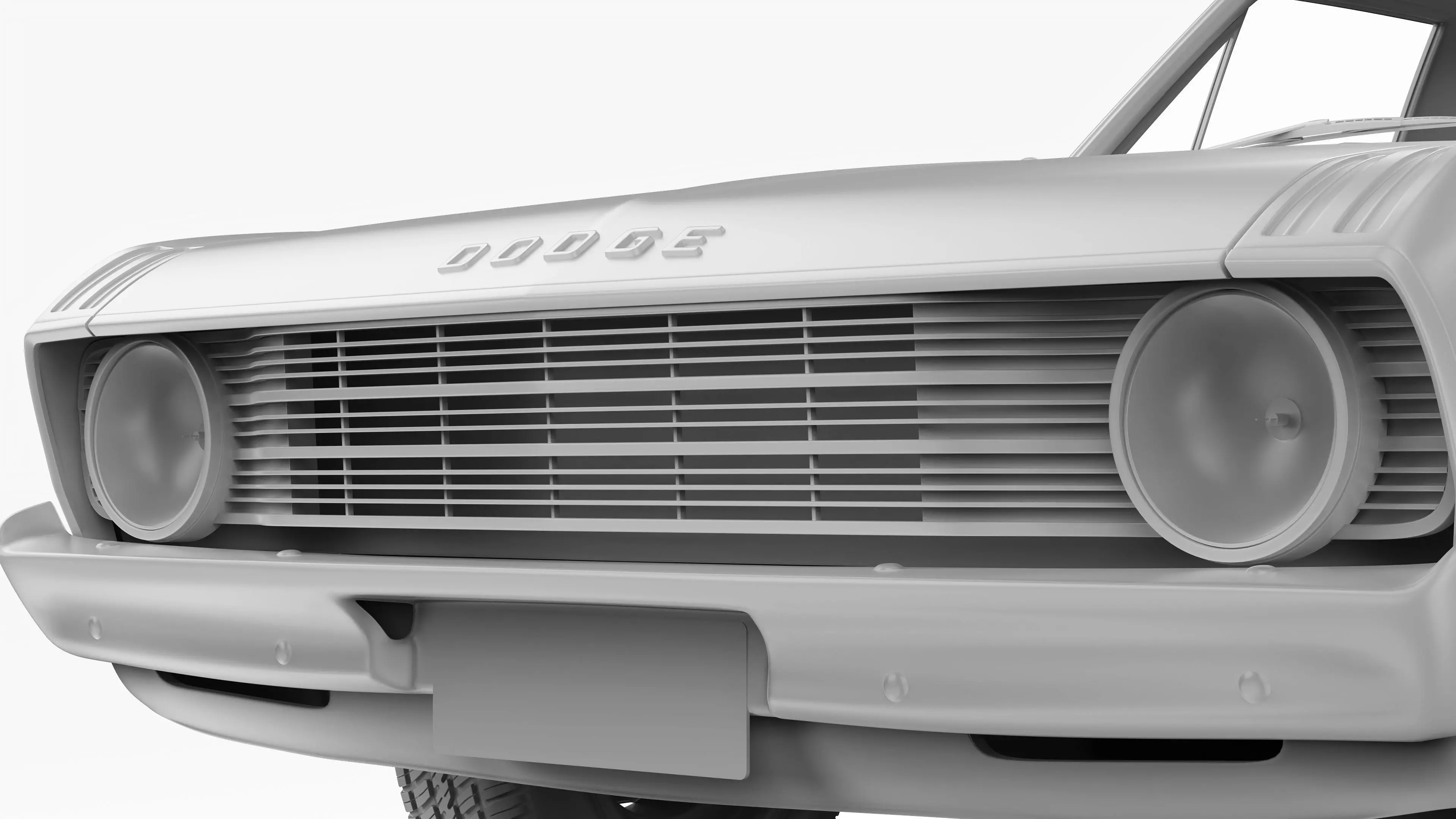 Dodge Valiant Ute VF 1967 - 1969 3D model_20